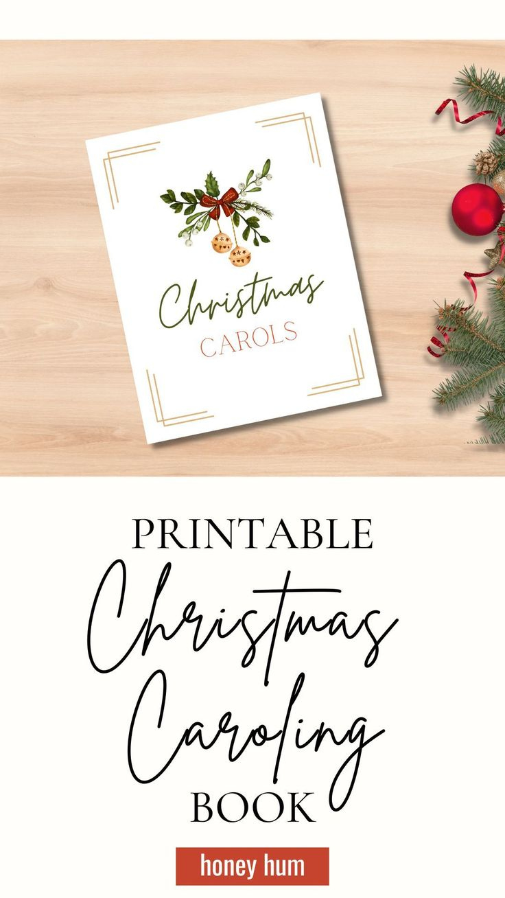 Printable Christmas Caroling Book in Book of Christmas Carols Printable
