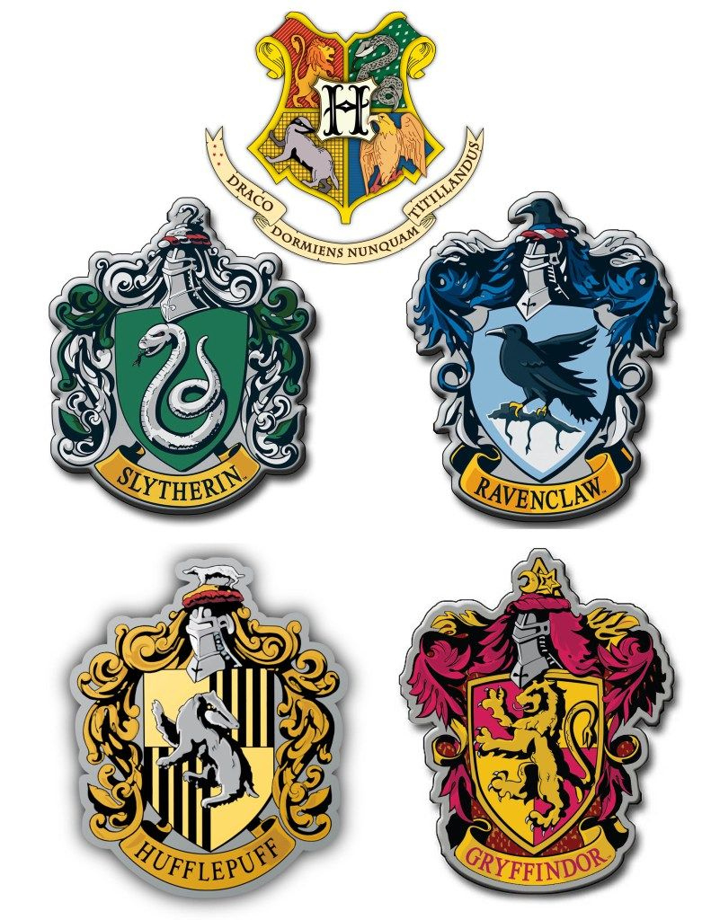 Printable: Hogwarts House Crests - Damn Good Shindig throughout Harry Potter Printable House Crests