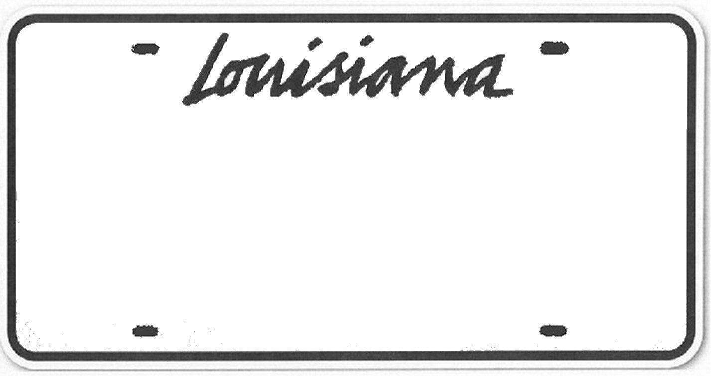 Printable Temporary License Plate Louisiana Web Skip The Lines And regarding Printable Temporary License Plate Louisiana