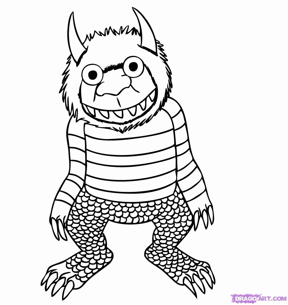 Printable Where The Wild Things Are Characters - Printable Party pertaining to Where the Wild Things Are Printables Free