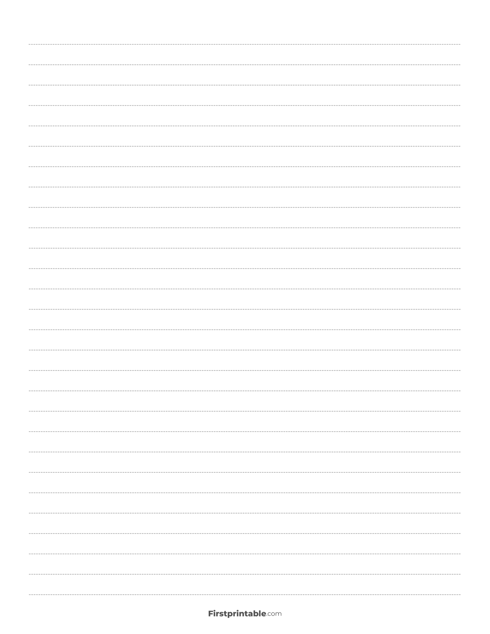 Printable Wide Ruled Paper Template For Free throughout Wide Ruled Paper Printable Free