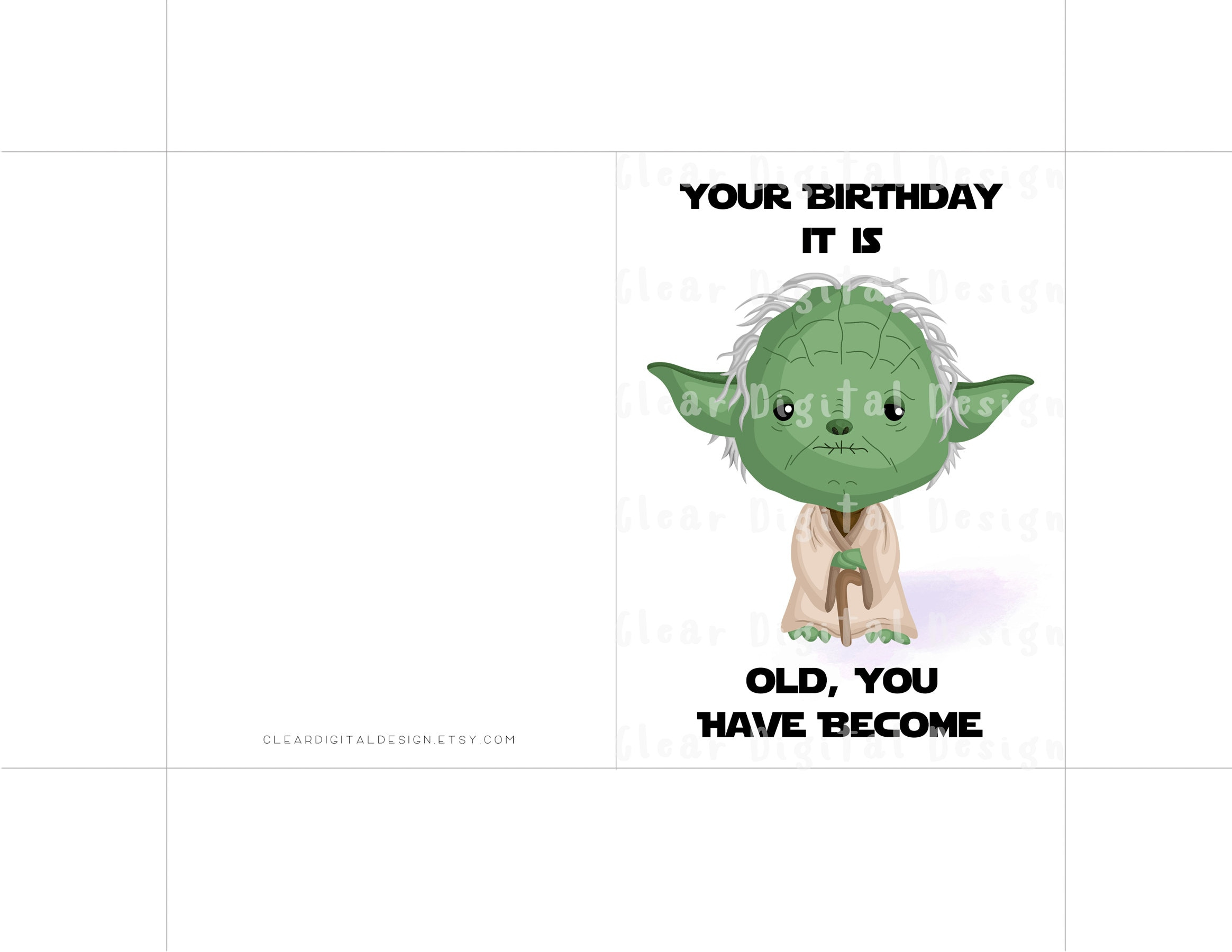 Star Wars Printable Birthday Card | Printable Birthday Card For throughout Star Wars Printable Birthday Cards