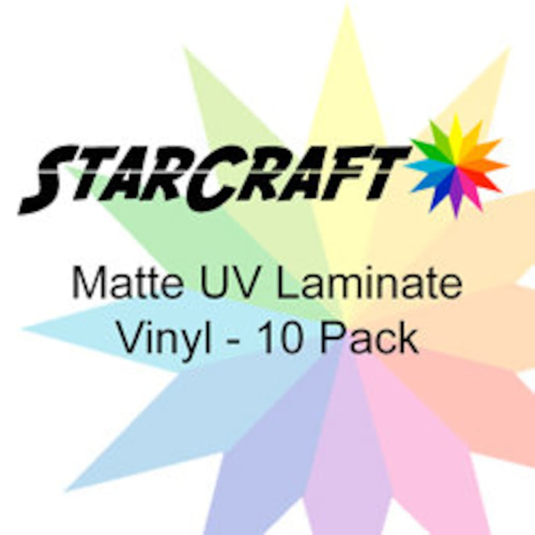 Starcraft Mattes Uv Laminat 10Er-Pack / Starcraft Inkjet Laminat for Starcraft Matte Inkjet Printable Vinyl Starcraft Uv Laminated Sheets