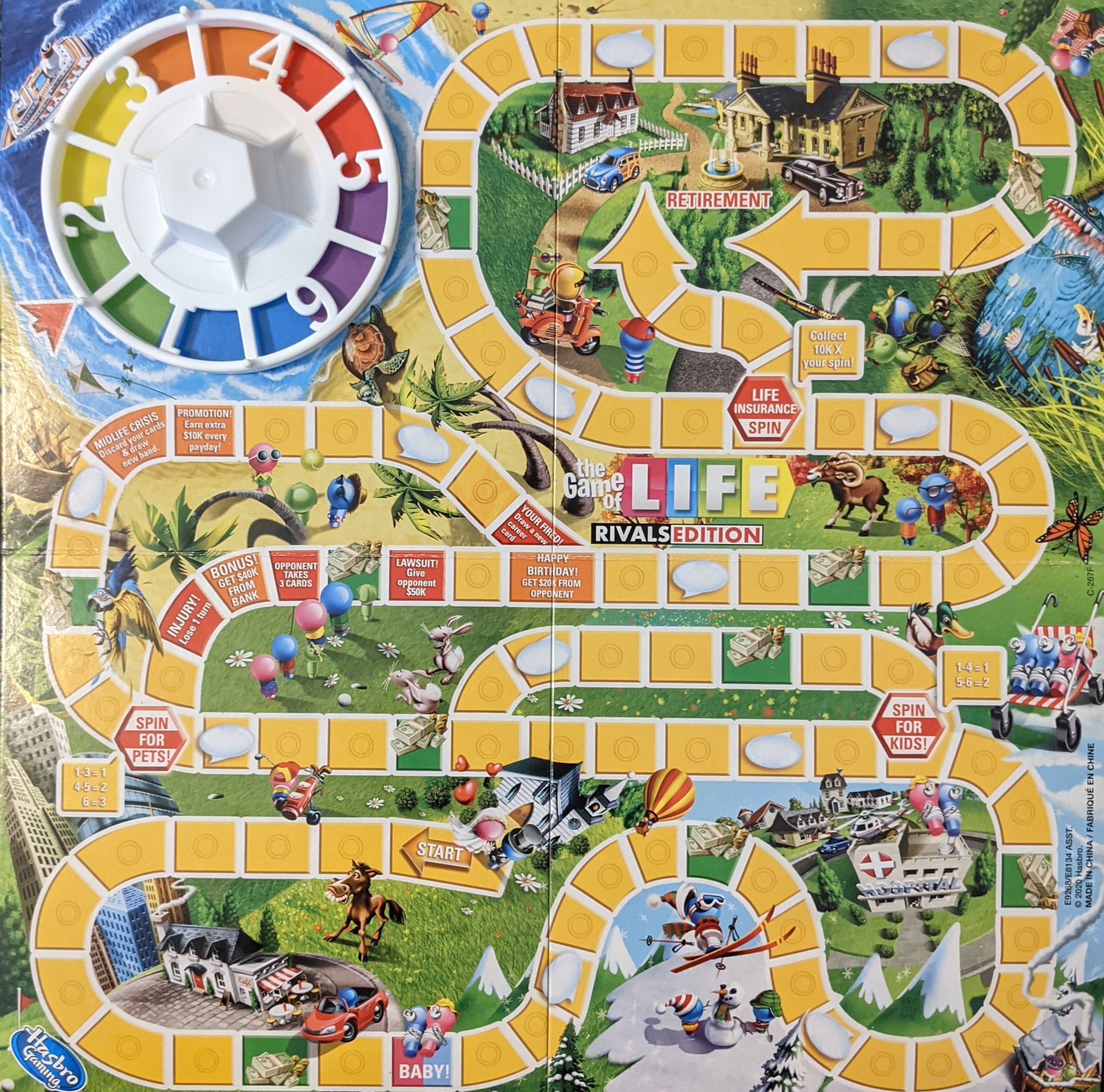 The Game Of Life: Rivals Edition | Image | Boardgamegeek pertaining to Game of Life Printable Board
