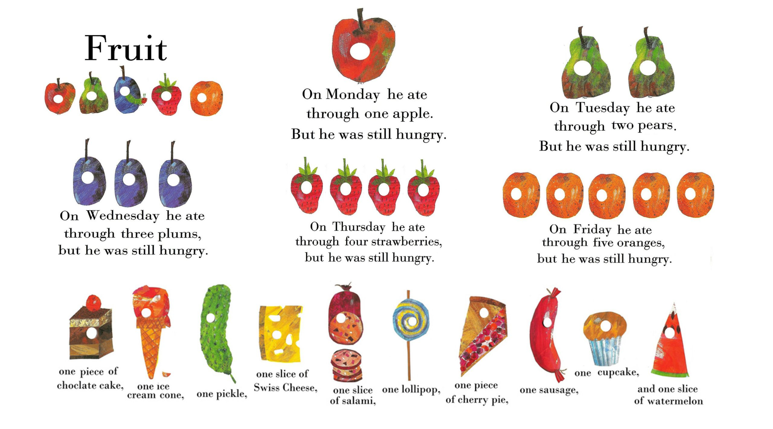 The Very Hungry Caterpillar - Beyond The Playroom with Food From the Very Hungry Caterpillar Printables