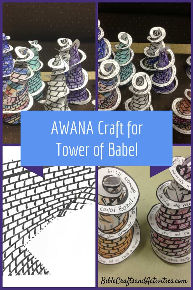 Tower Of Babel Craft - Bible Crafts And Activities regarding Tower Of Babel Craft Printable