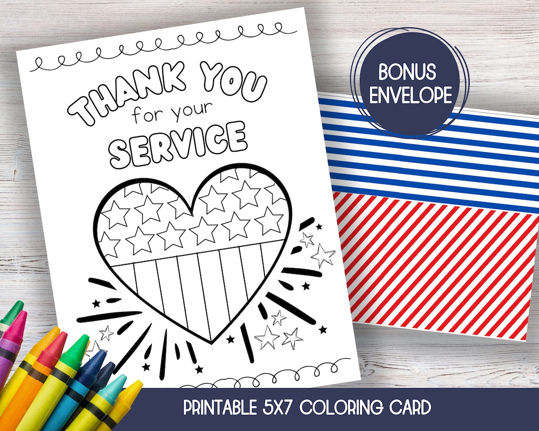 Veterans Day Thank You Card, Veterans Day Craft, Veterans Day Card within Thank You For Your Service Cards Printable