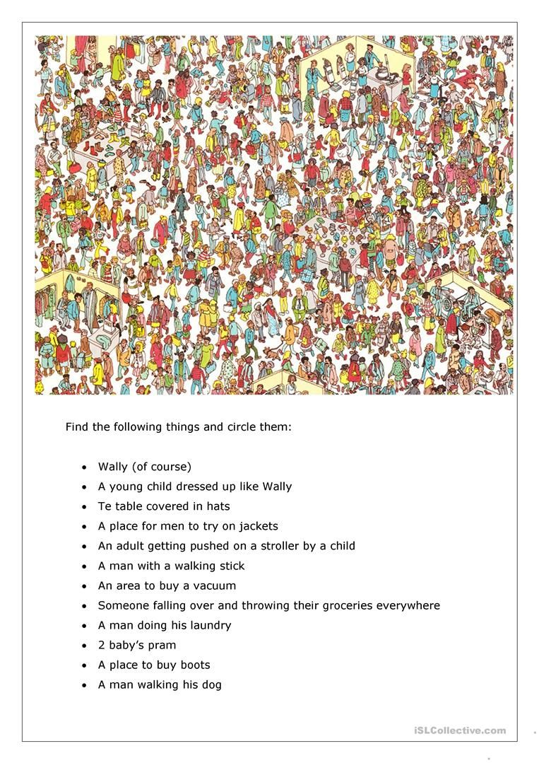 Where'S Wally / Focusing On A Task intended for Where'S Wally Free Printables