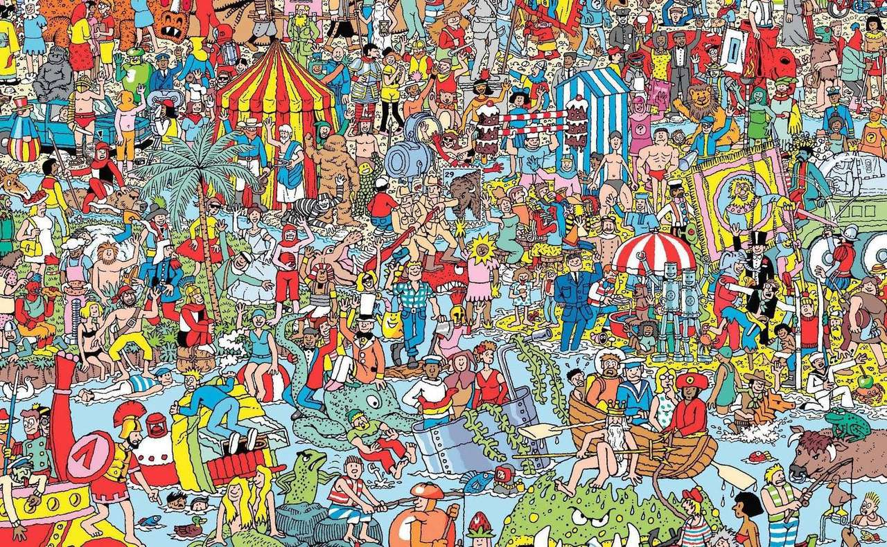 Where'S Wally - Online Puzzles On Epuzzle within Where's Wally Free Printables