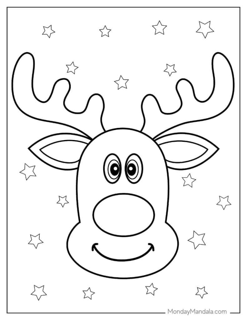 1,000 Christmas Coloring Pages (Free Pdf Printables) intended for Christmas Coloring Pages Printable