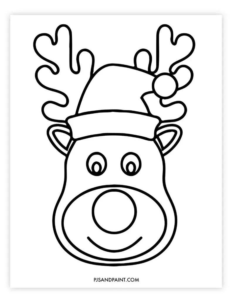 16 Free Printable Christmas Coloring Pages For Kids - Pjs And Paint inside Free Christmas Printable Coloring Pages