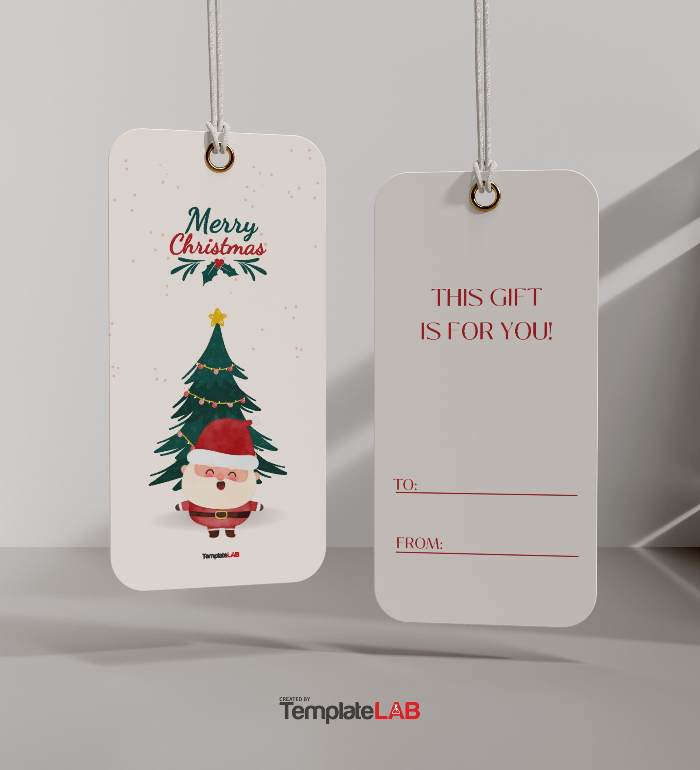 19 Free Editable Gift Tag Templates [Word, Pptx, Psd] with Free Printable Christmas Tags Editable Word