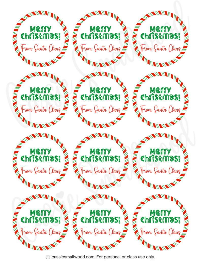 400+ Cutest Printable Christmas Tags (Free Pdf) - Cassie Smallwood throughout Christmas Tags Printable Free Download