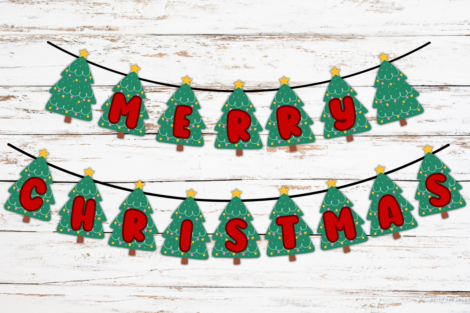 6 Cute Merry Christmas Banners (Free Printables) - Cassie Smallwood throughout Merry Christmas Printable Banner