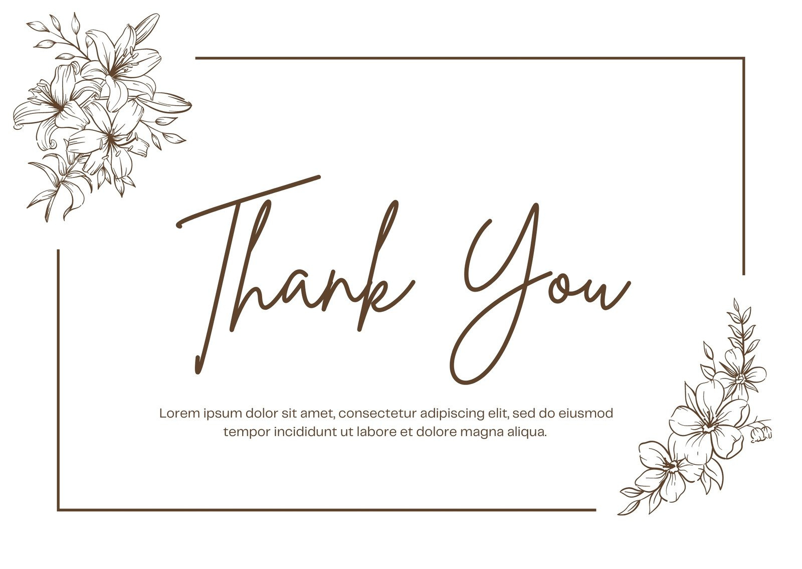 Card Template Word Sample Thank You Cards Free Sympathy Thank You in Thank You Cards Printable Tpt