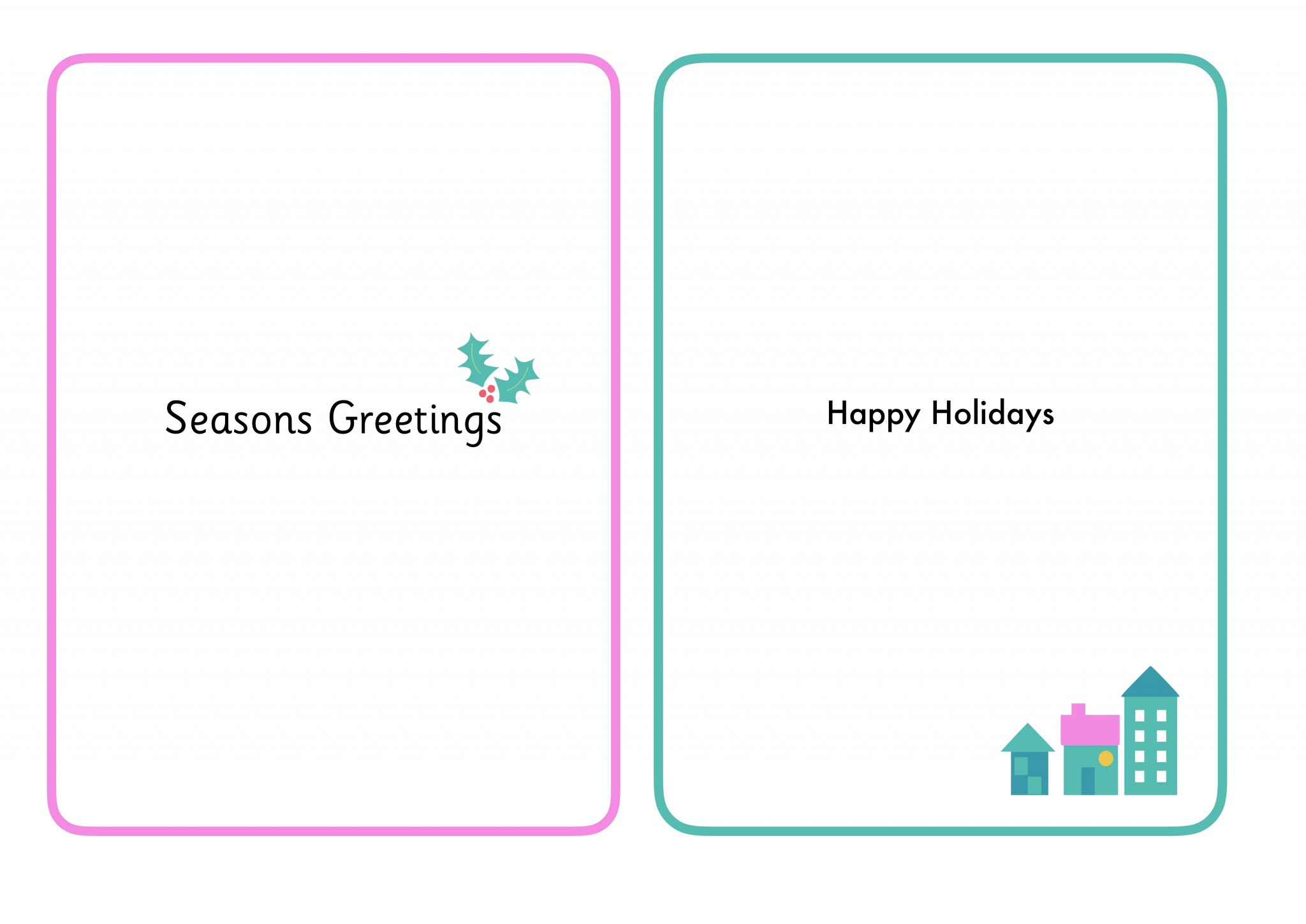 Christmas Card Inserts With Small Images - Printable Teaching regarding Printable Christmas Card Inserts Free