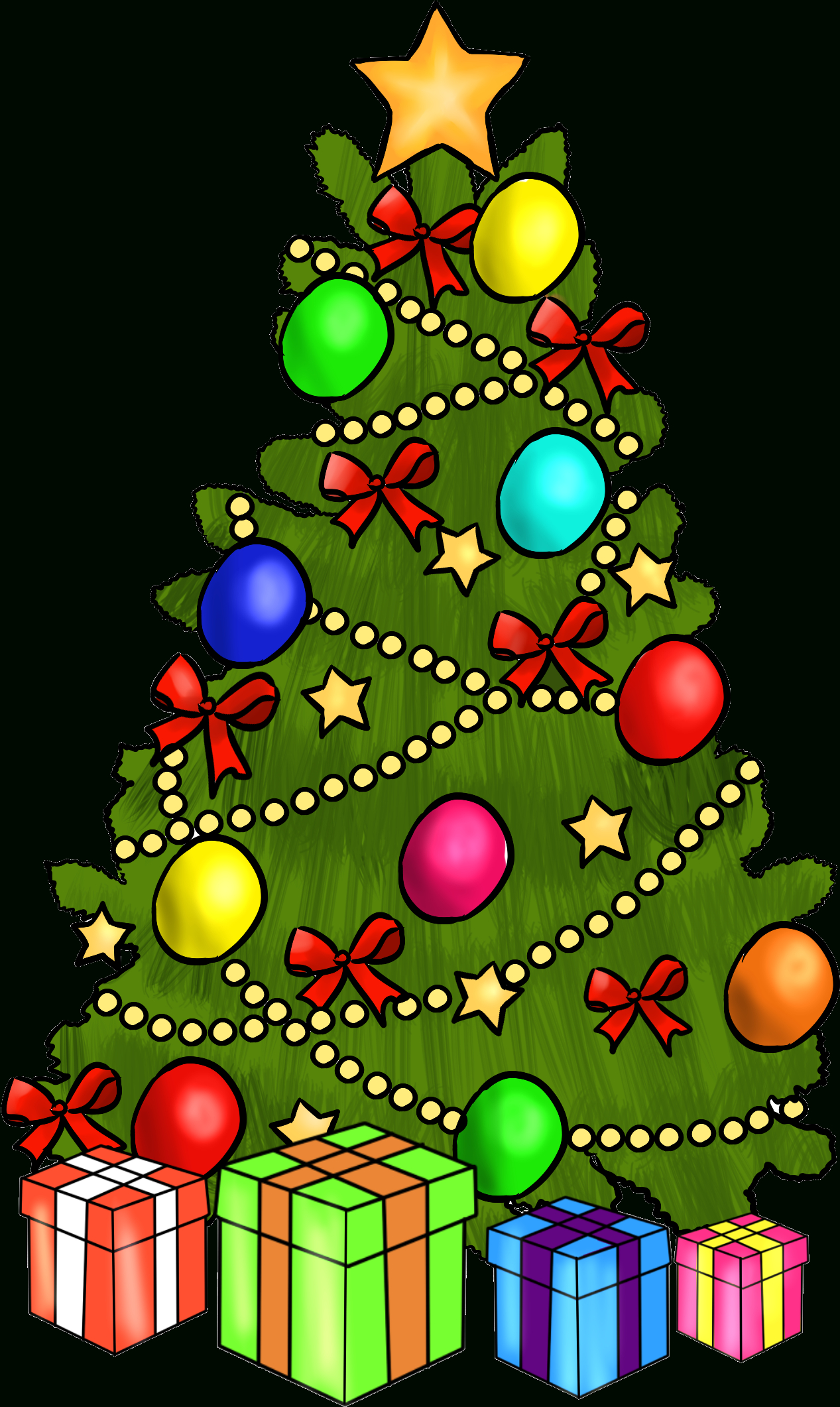 Christmas ~ Christmas Clipart Free Clip Art Printable - Christmas in Christmas Tree Printable