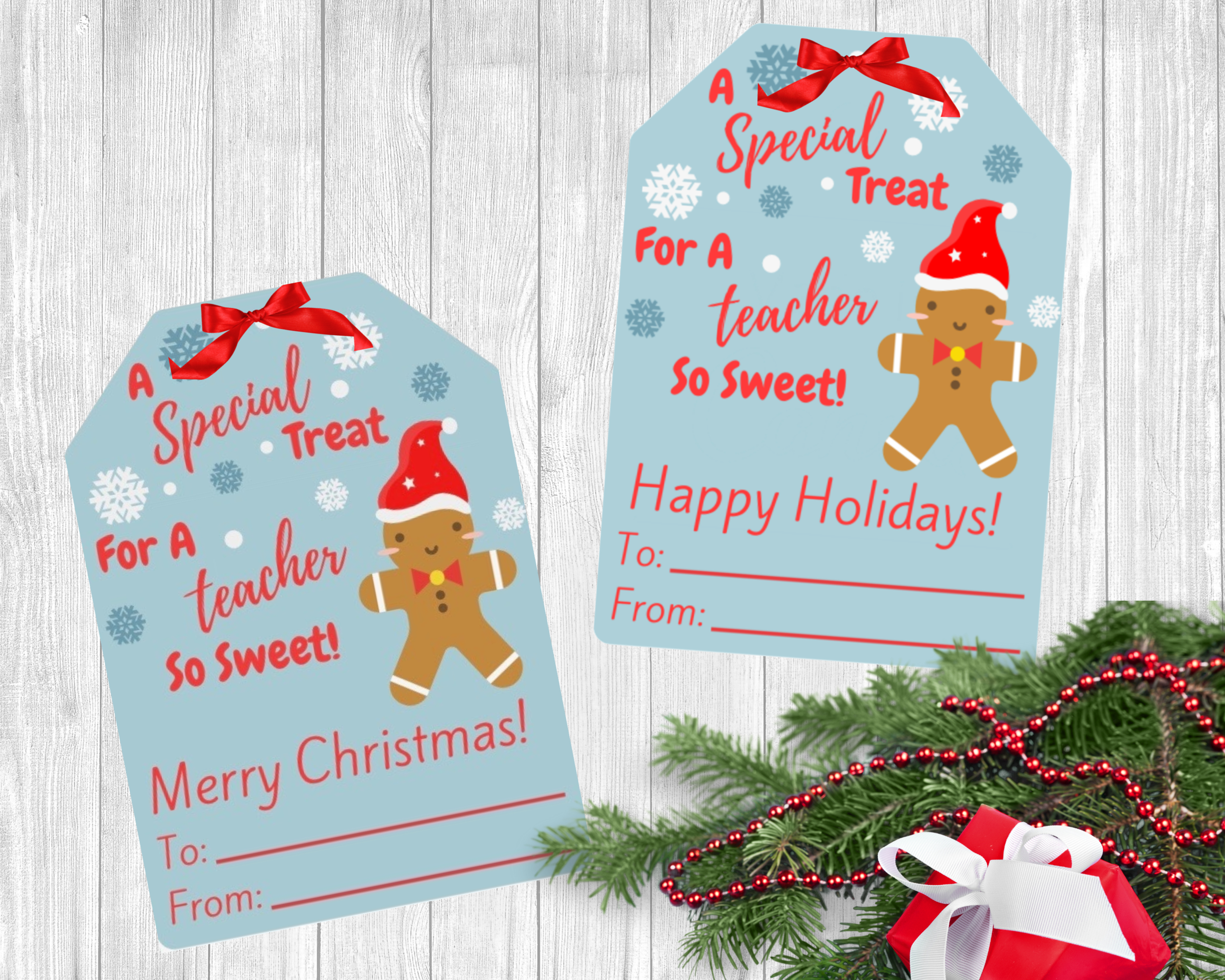 Christmas Gift Tags | Daycare Templates | Printable Daycare Forms pertaining to Printable Christmas Tags For Teachers