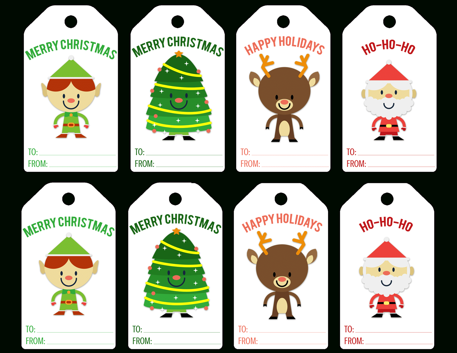 Christmas Printable Gift Tags - Printable Party Favors inside Christmas Tags Printable Free Download