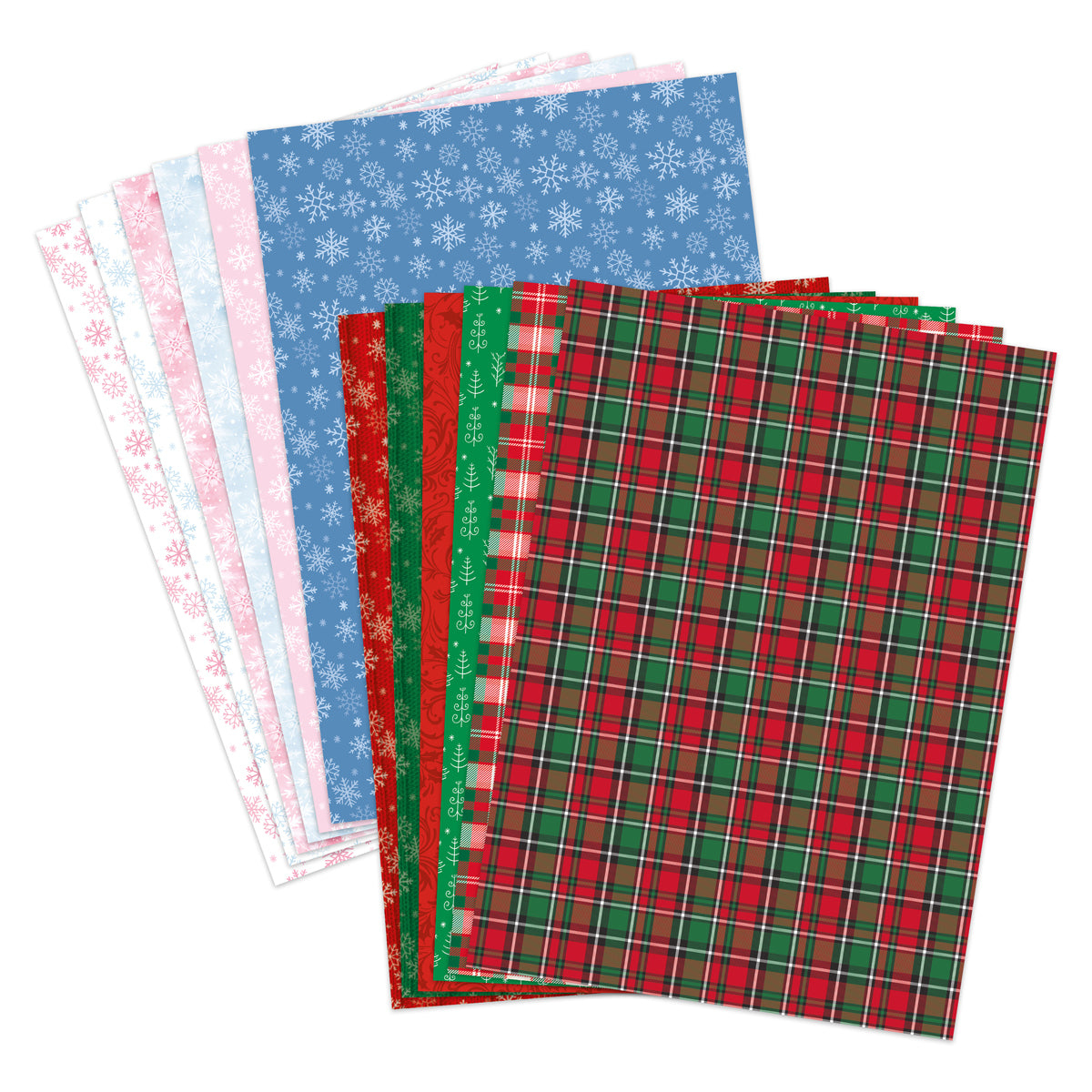 Christmas Variety Printed Cardstock, 24 Sheets for Printable Christmas Card Stock Paper