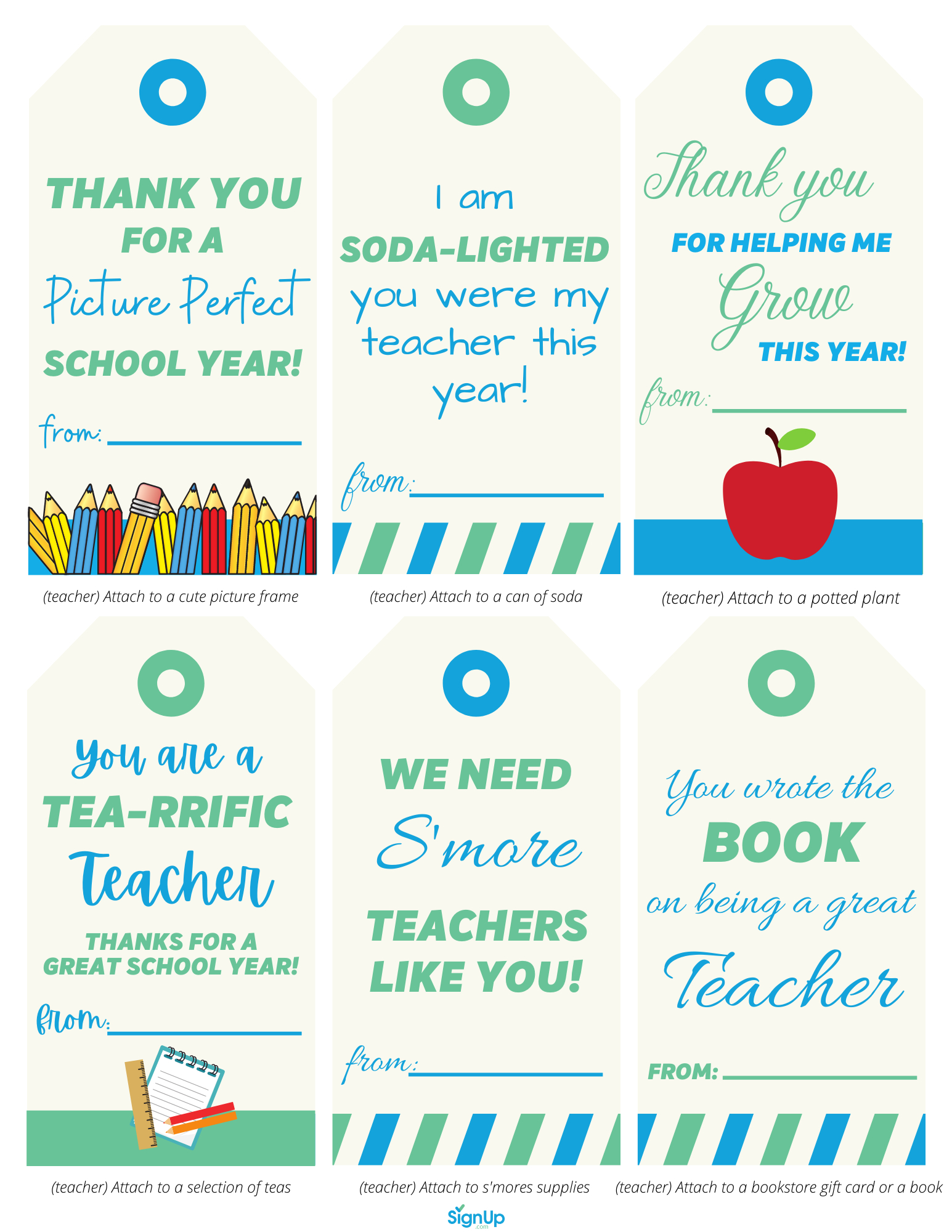 End Of Year Printable Thank You Notes | Signup within Thank You Cards Printable For Teachers