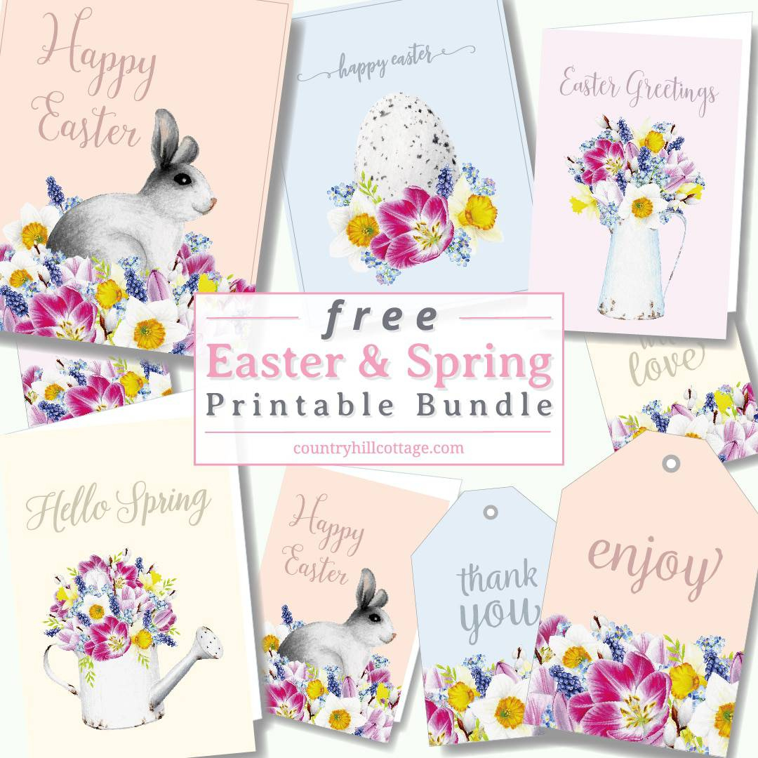 Free Easter Printables {Wall Art, Easter Tags &amp;amp; Easter Cards} throughout Free Printable Easter Thank You Cards