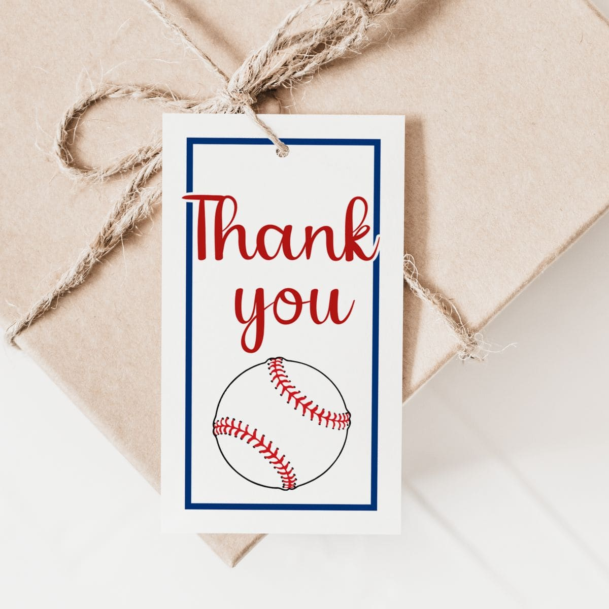 Free Printable Baseball Thank You Tags - Love & Laugh Games in Baseball Thank You Cards Printable Free