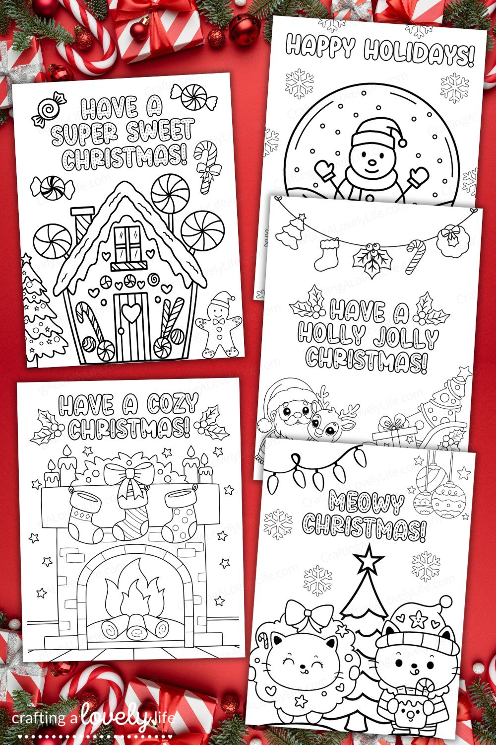 Free Printable Christmas Cards To Color intended for Free Printable Christmas Card For Kids