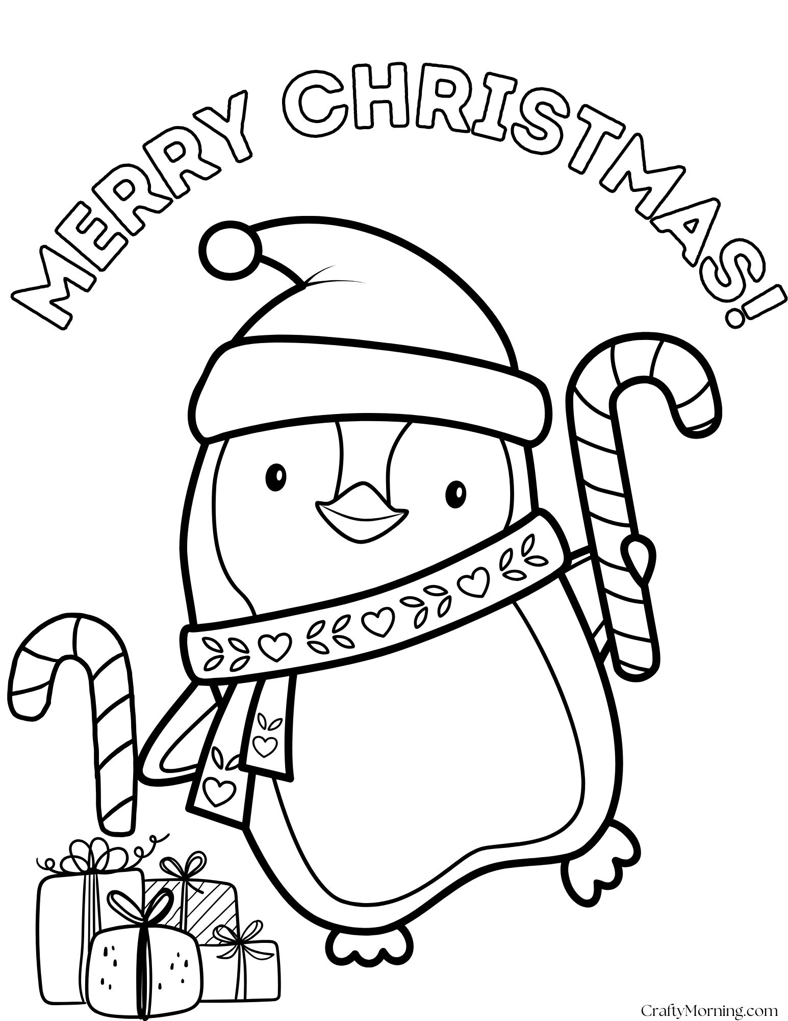 Free Printable Christmas Coloring Pages - Crafty Morning regarding Christmas Printable