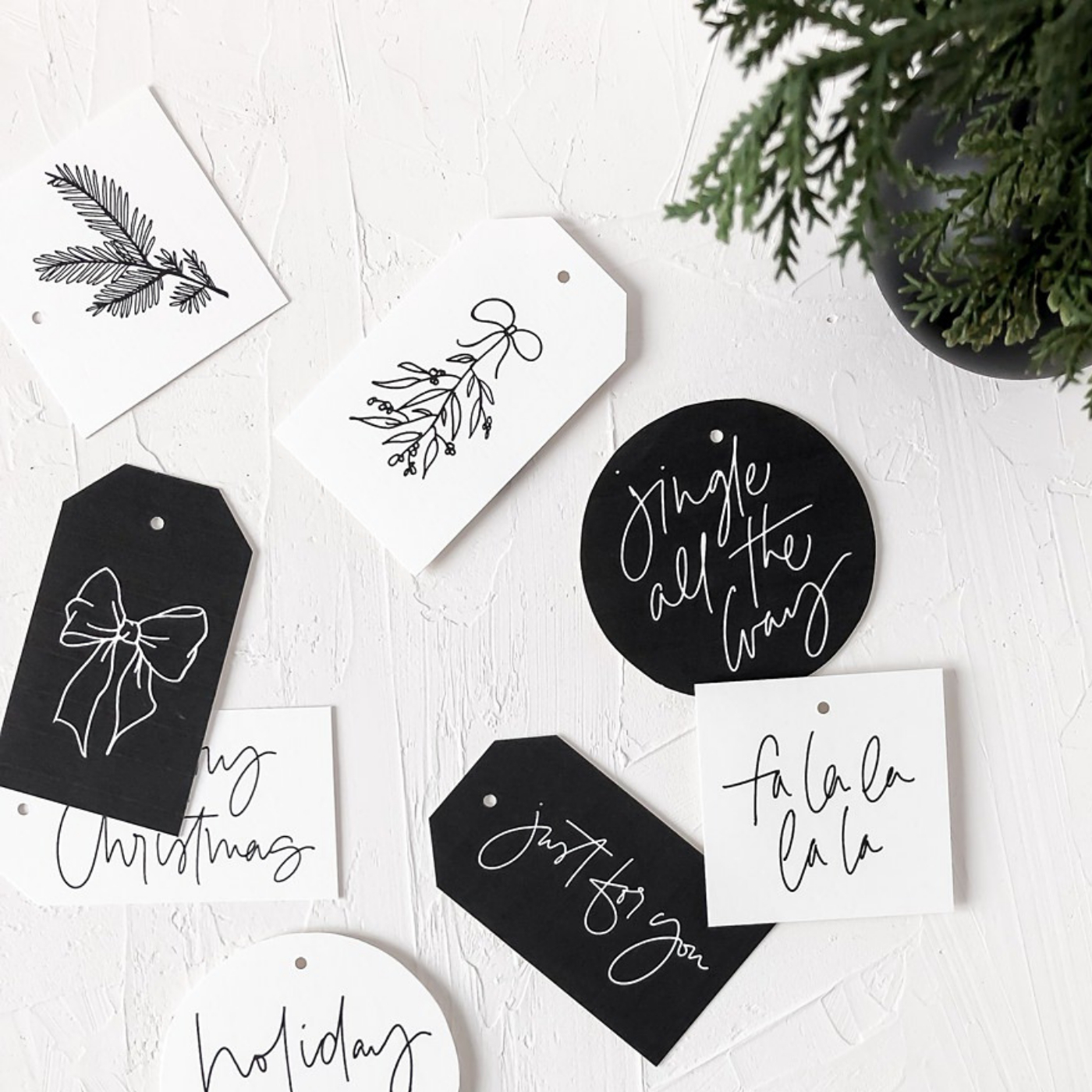 Free Printable Holiday Gift Tags To Uplevel Your Gifts - Saffron throughout Free Printable Gift Tags