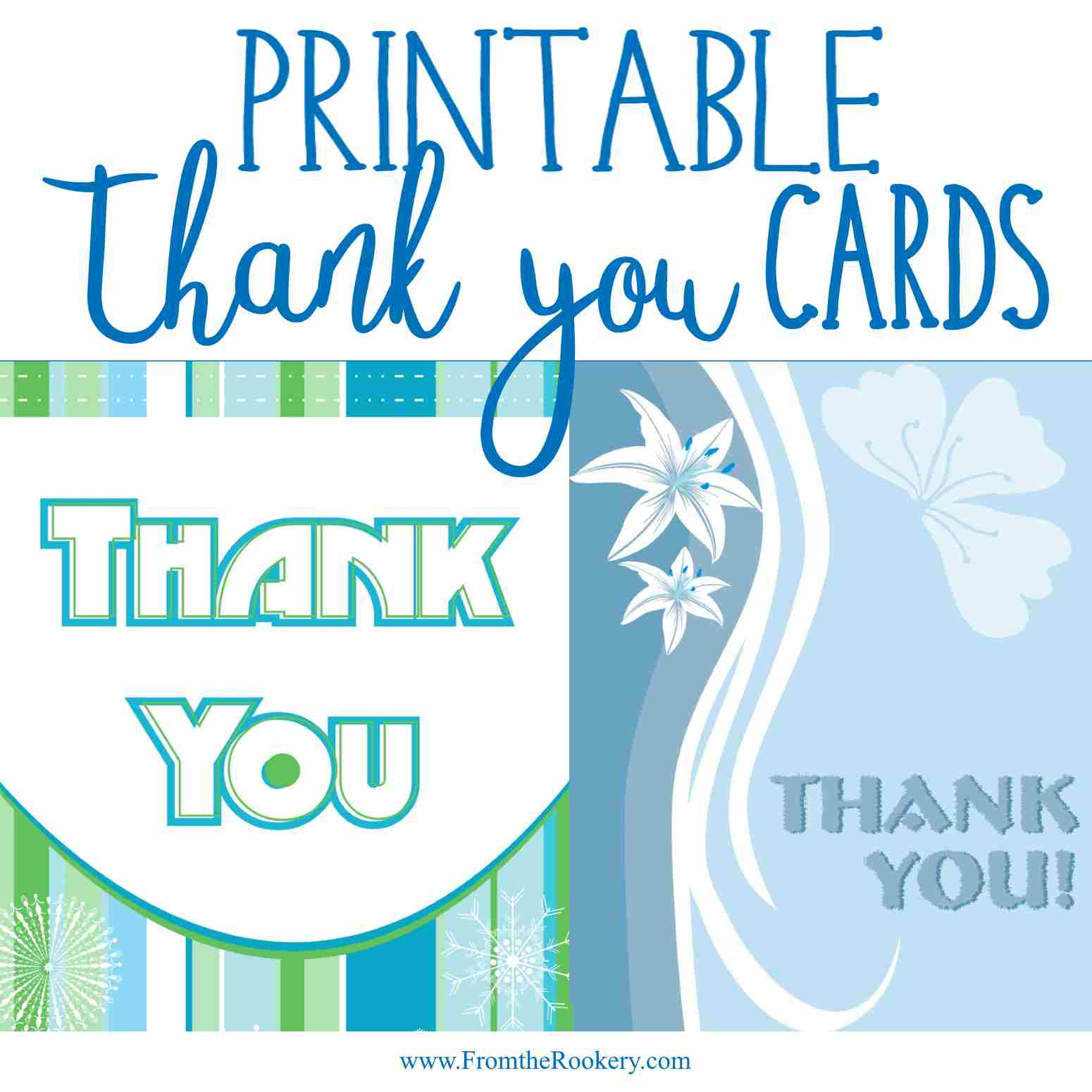 Free Printable Thank You Cards intended for Free Printable Thank You Cards Template