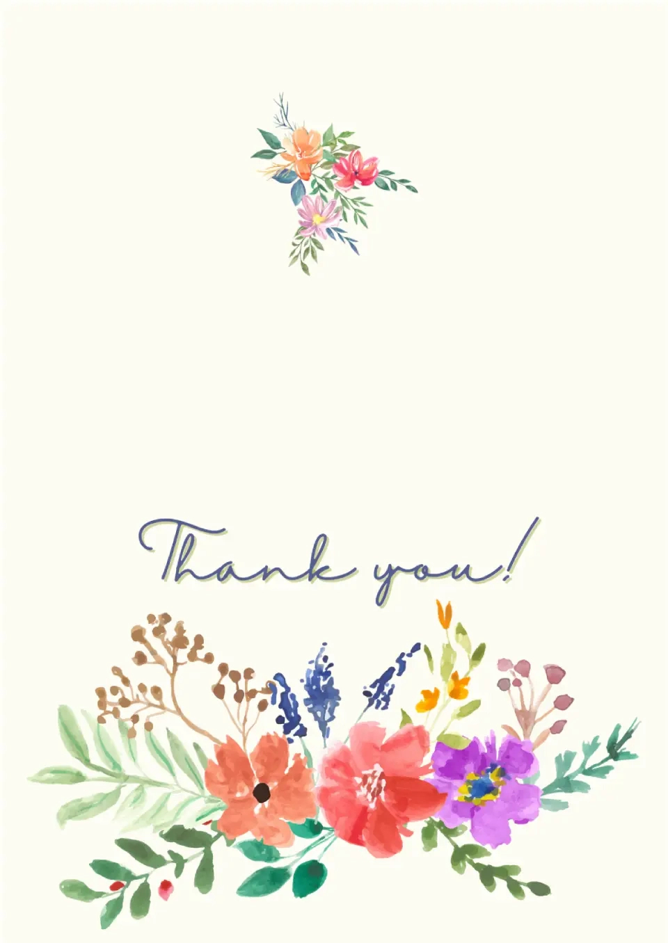 Free Thank You Card Template For Google Docs within Free Printable Editable Thank You Cards