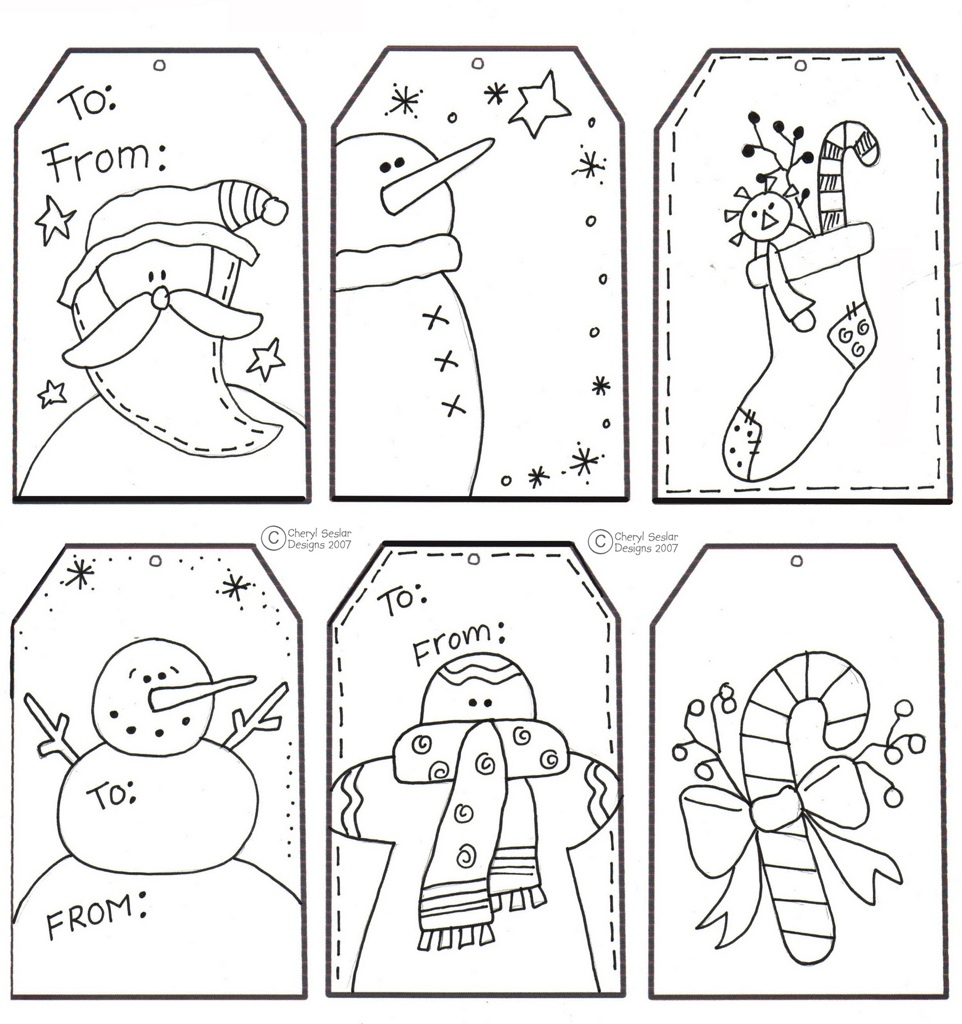 Gift Tag Coloring Page | Dreaming Of Christmas within Free Printable Coloring Christmas Gift Tags