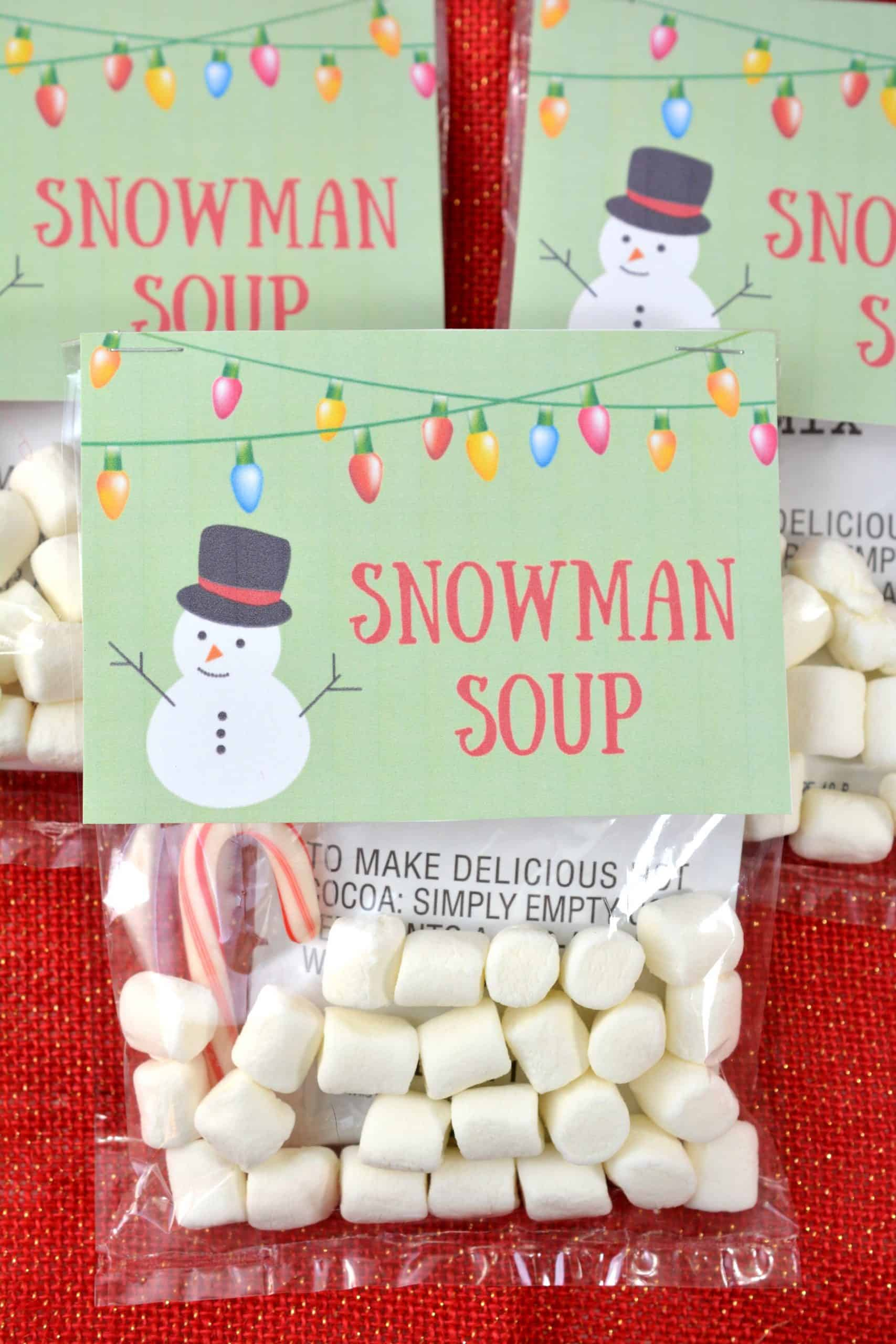 Homemade Holiday Gift Idea: Snowman Soup With Free Printable intended for Free Snowman Soup Printable