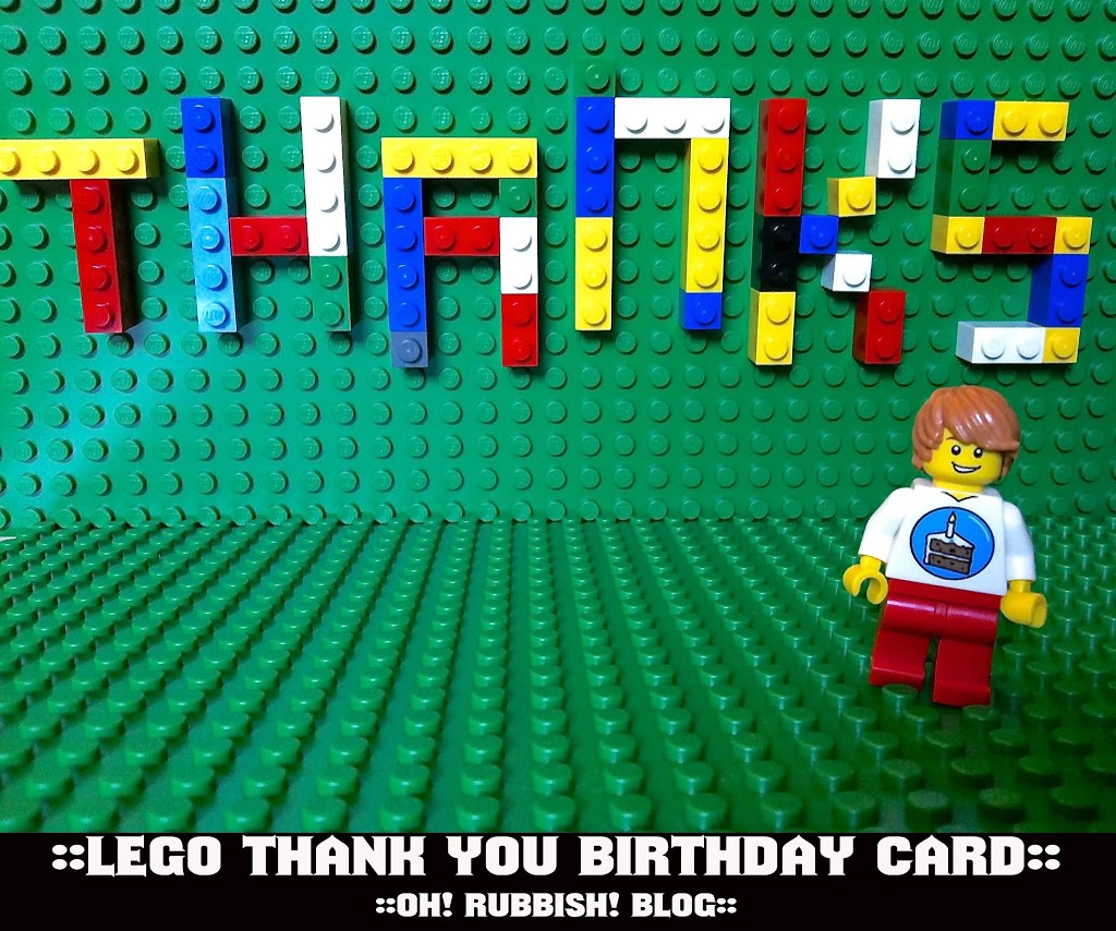 Lego Thank You Card :: Free Lego Party Printables :: Birthday pertaining to Lego Thank You Cards Printable Free