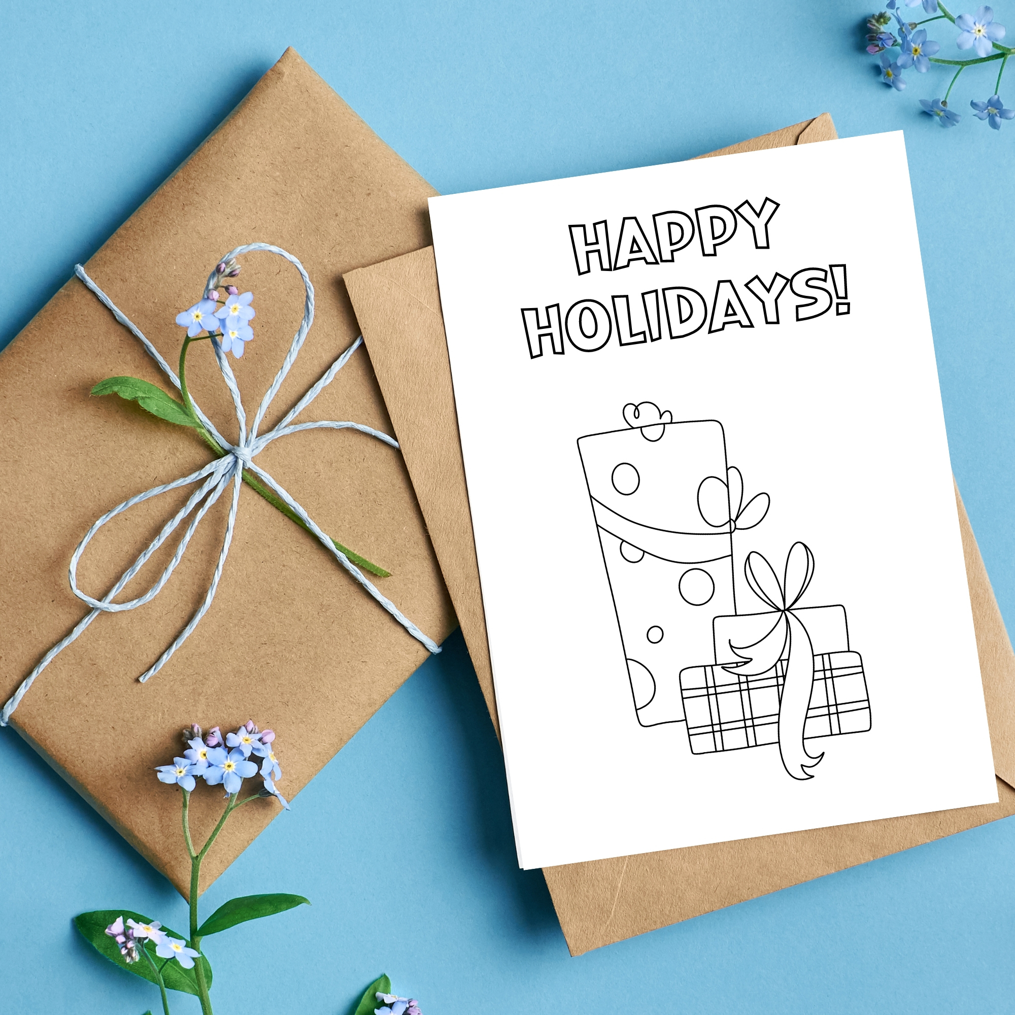 Printable Christmas Cards For Kids throughout Printable Christmas Card Craft