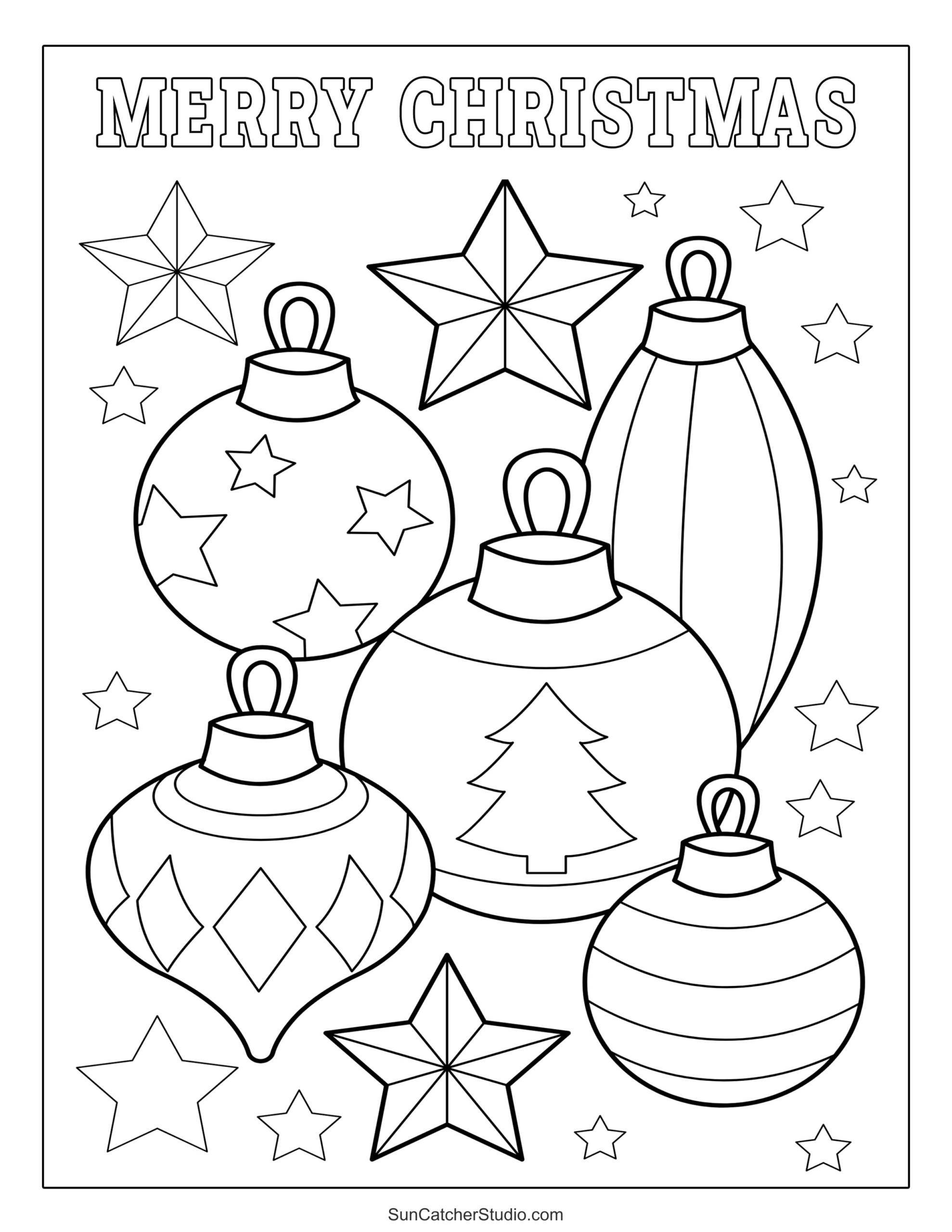 Printable Christmas Coloring Pages And Coloring Sheets – Free inside Christmas Coloring Pages Printable