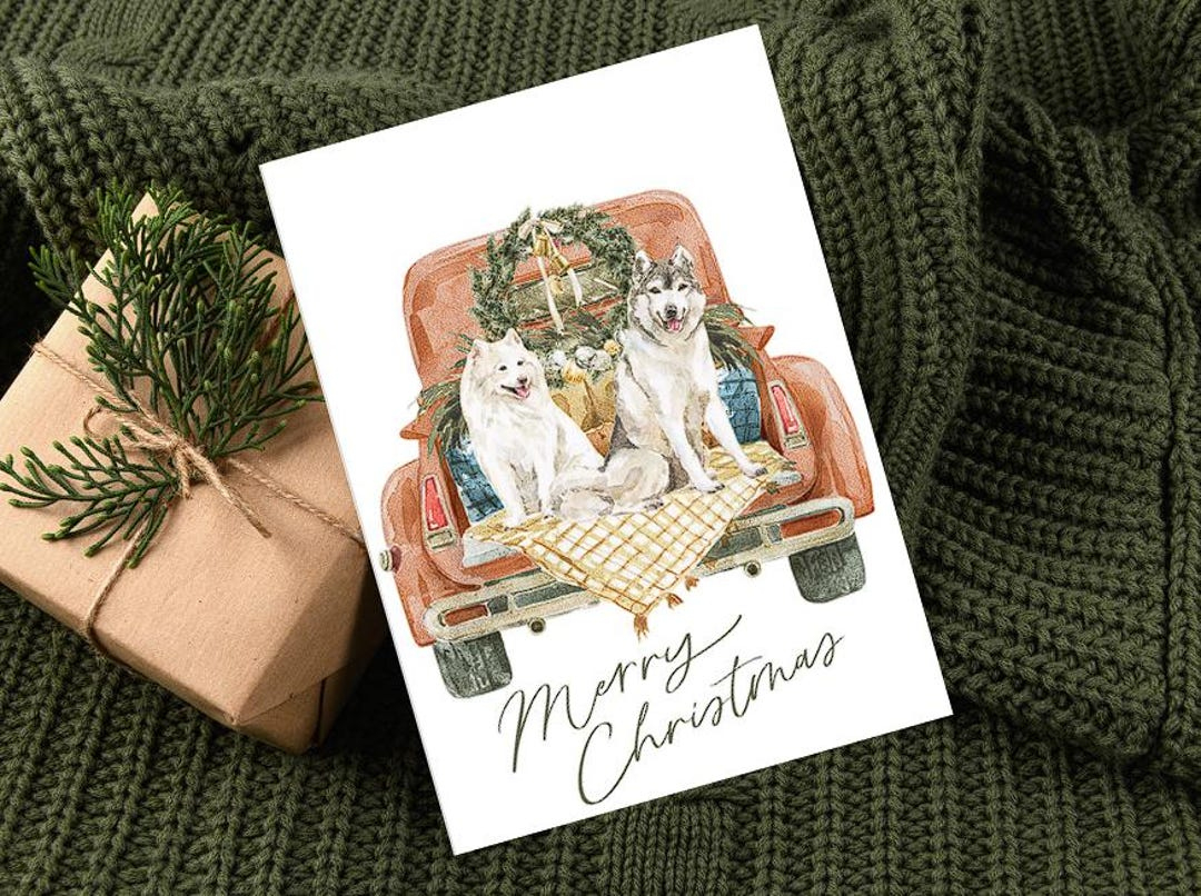 Printable Merry Christmas Card, Digital Card, Digital Download throughout Printable Christmas Card Etsy