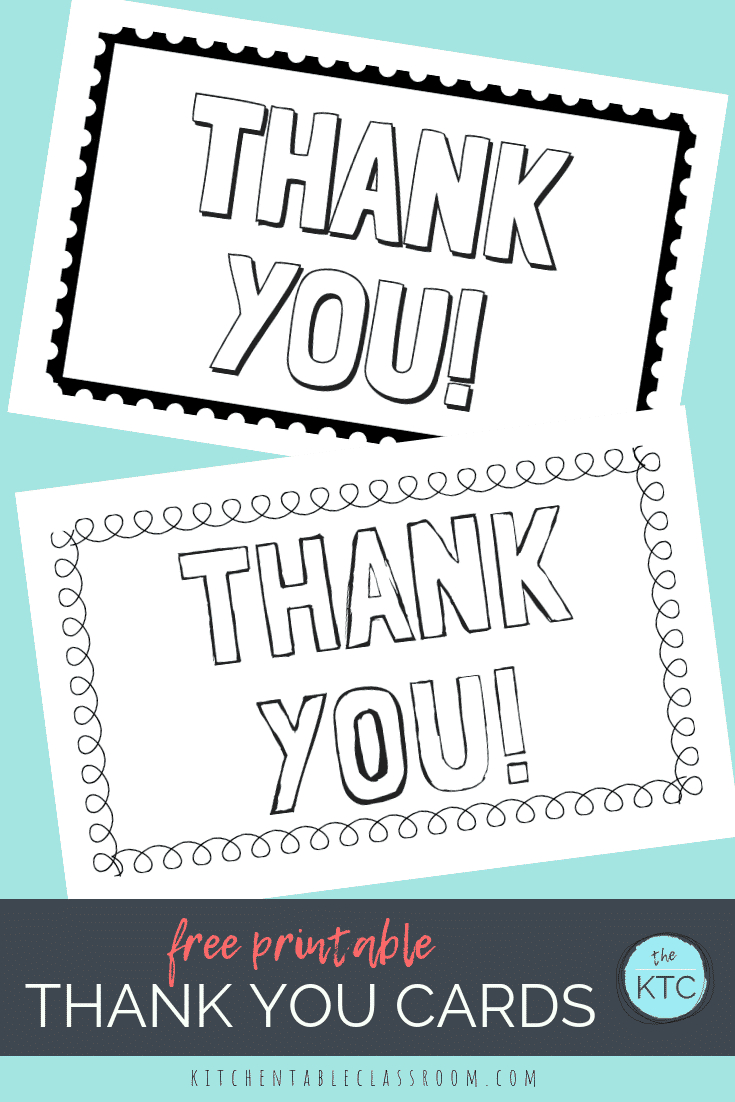 Printable Thank You Cards For Kids Free Printable Thank You Cards with regard to Kid Thank You Cards Free Printable