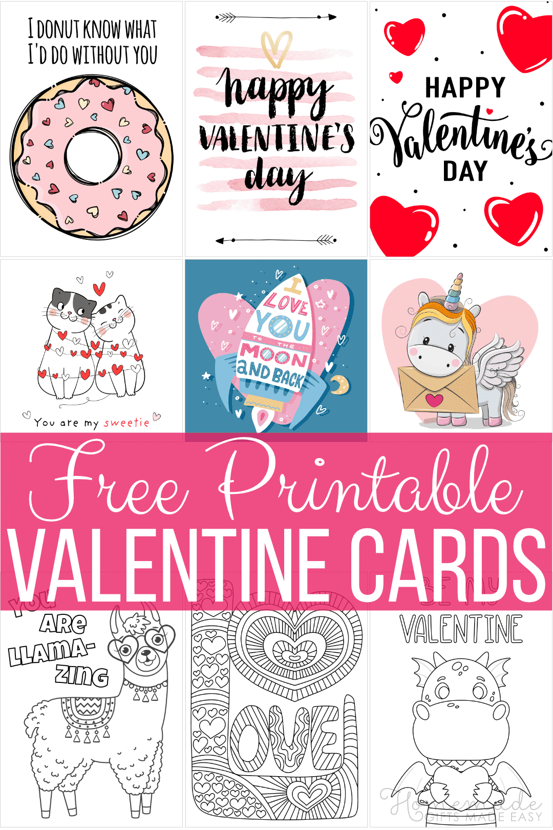 Printable Valentine Cards For Kids inside Valentine Thank You Cards Printable