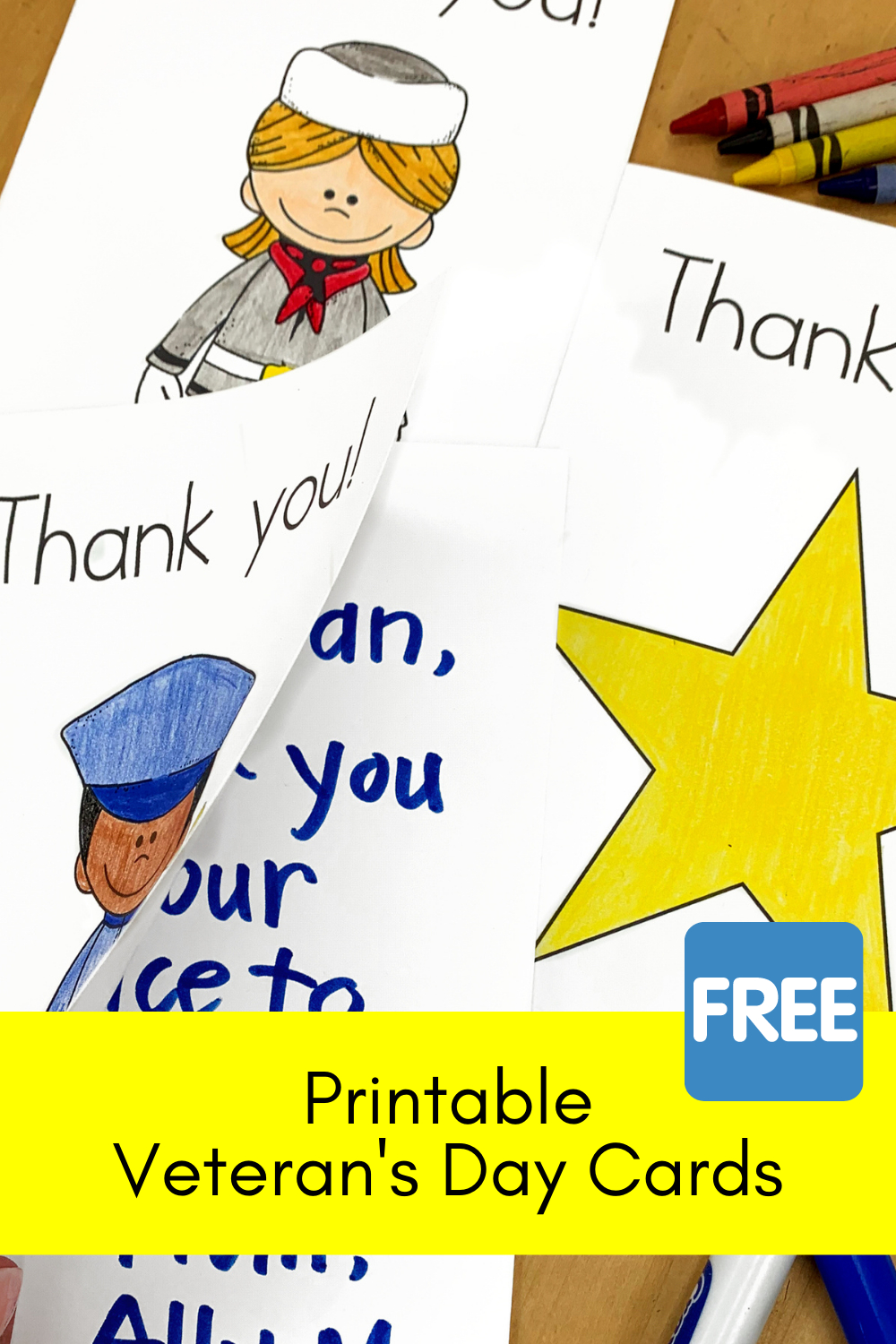 Printable Veteran&amp;#039;S Day Cards | Mrs. Karle&amp;#039;S Sight And Sound Reading within Printable Veterans Day Thank You Cards