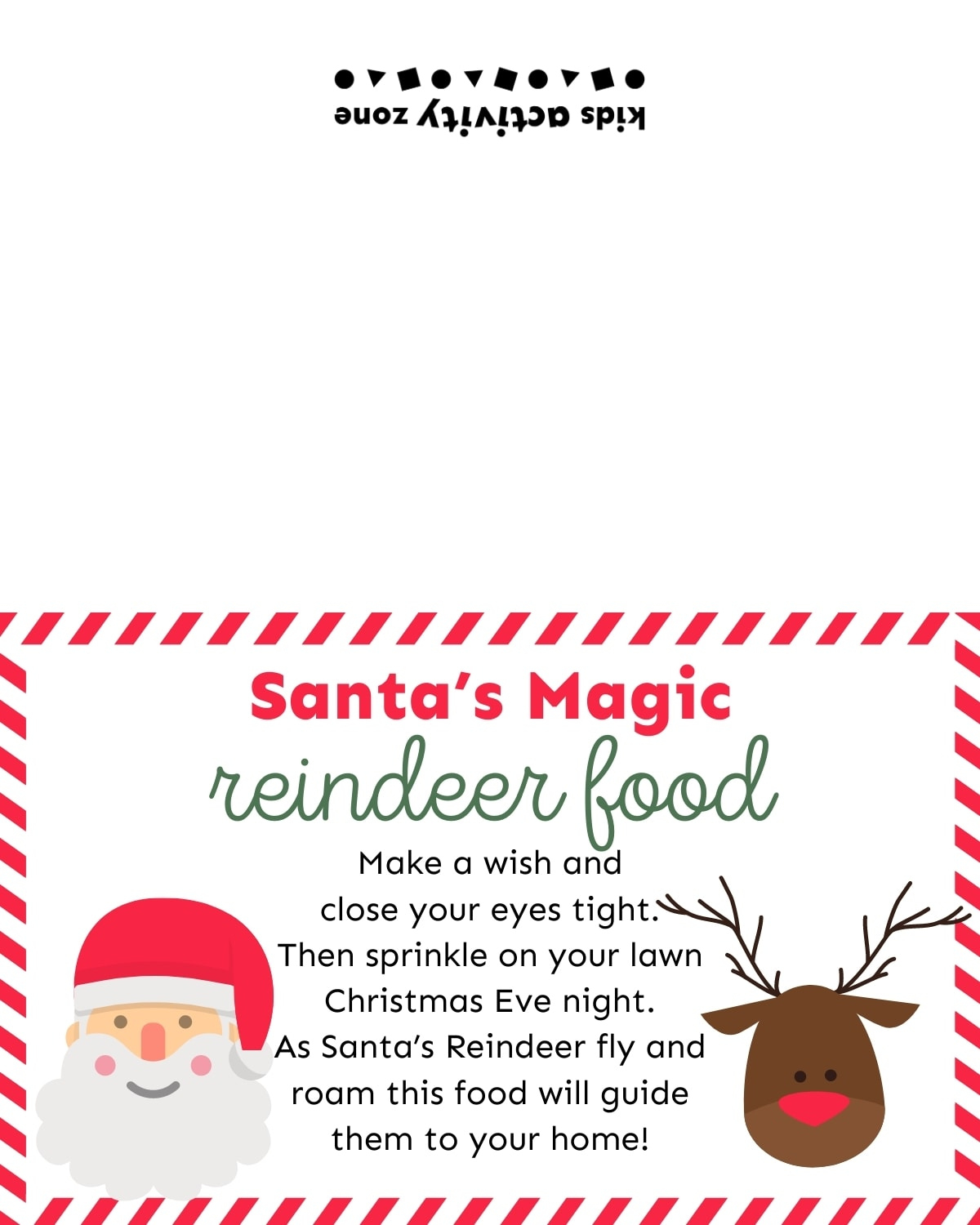 Reindeer Food - Kids Activity Zone regarding Printable Reindeer Food Recipes