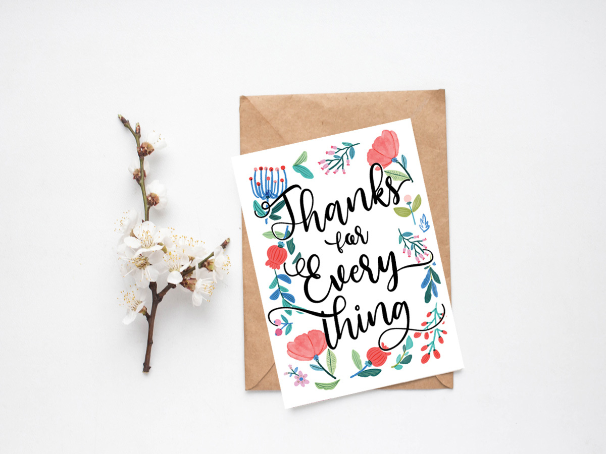 Show Your Appreciation With This Gorgeous, Printable Mother'S Day inside Homemade Thank You Cards Printable