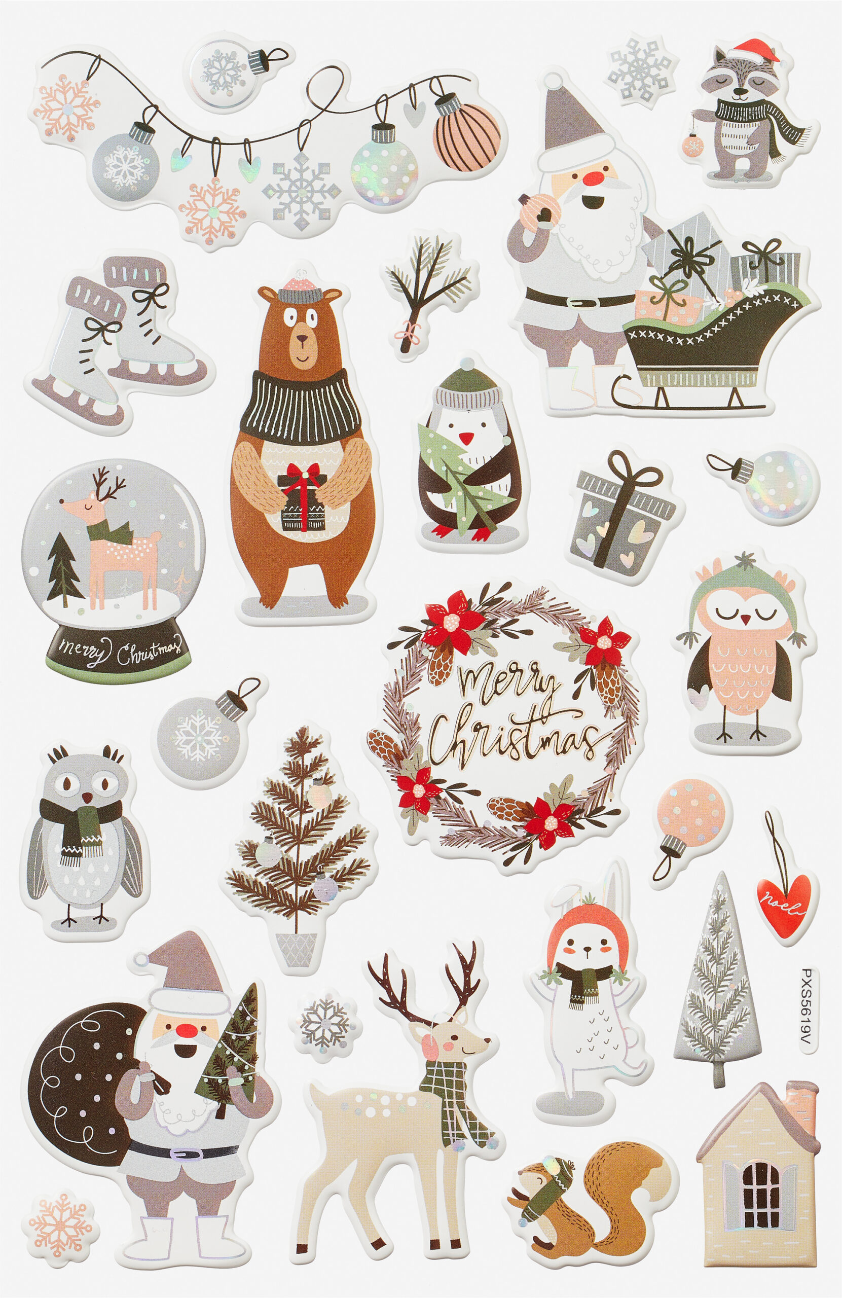 Sticker &amp;quot;Merry Christmas&amp;quot; throughout Christmas Printable Stickers