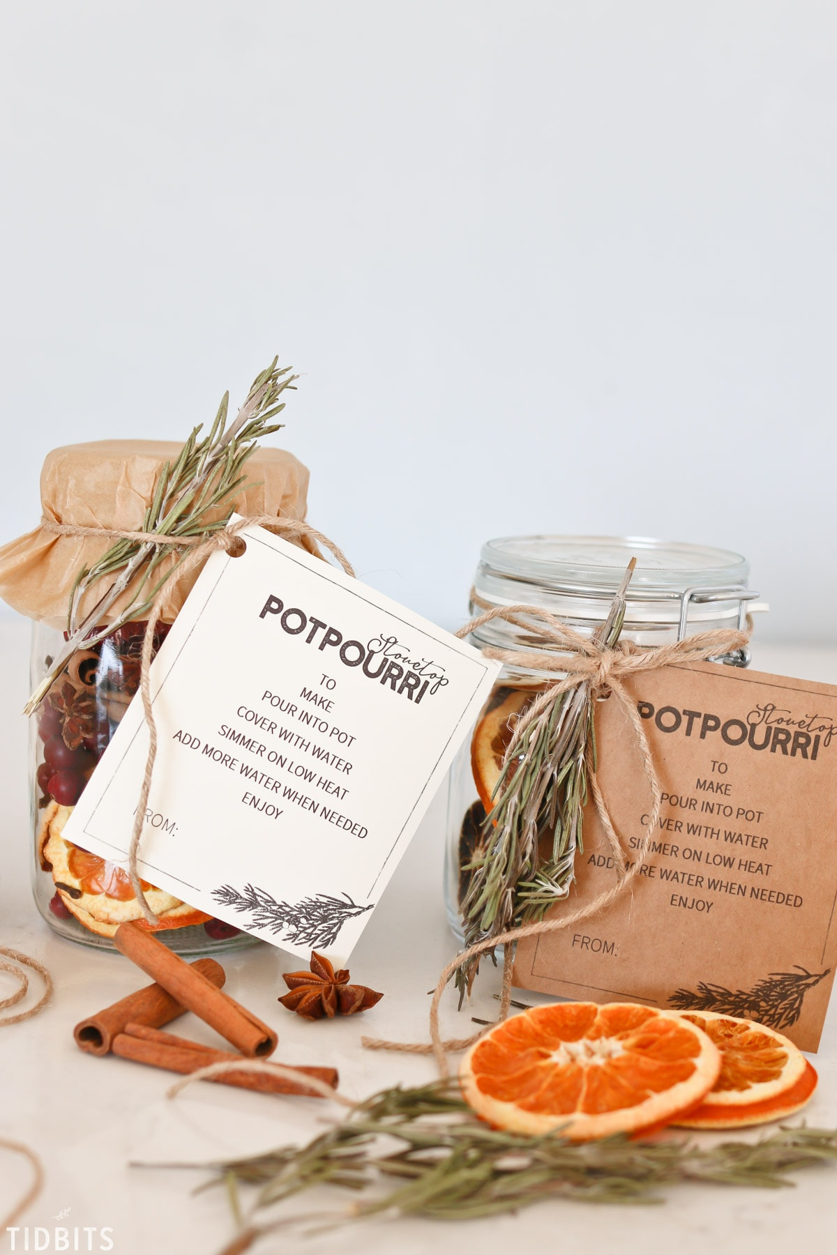 Stovetop Potpourri Printables - Tidbits with Free Printable Christmas Potpourri Tags