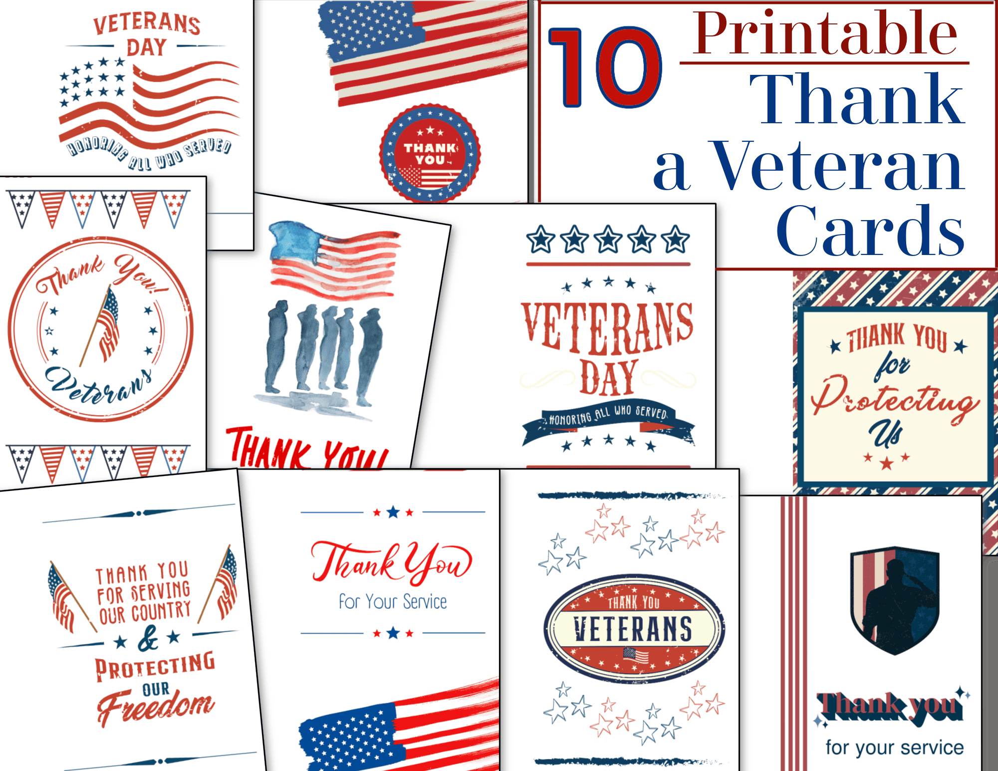 Thank A Veteran Cards - Free Printable - Organized 31 inside Veteran Thank You Cards Printable