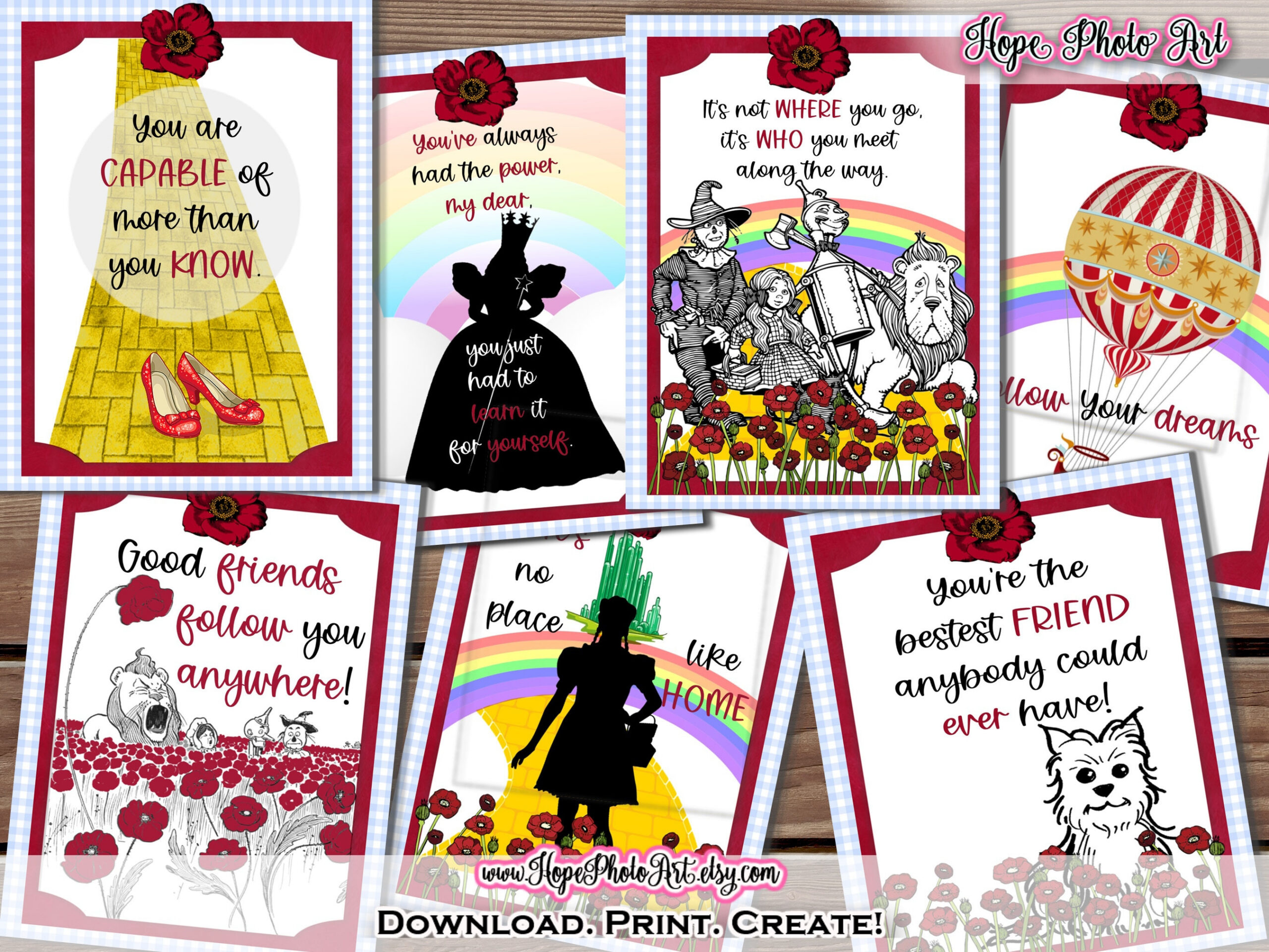 Vintage Wizard Of Oz Greeting Cards, Junk Journal, Valentines throughout Wizard Of Oz Thank You Cards Printable