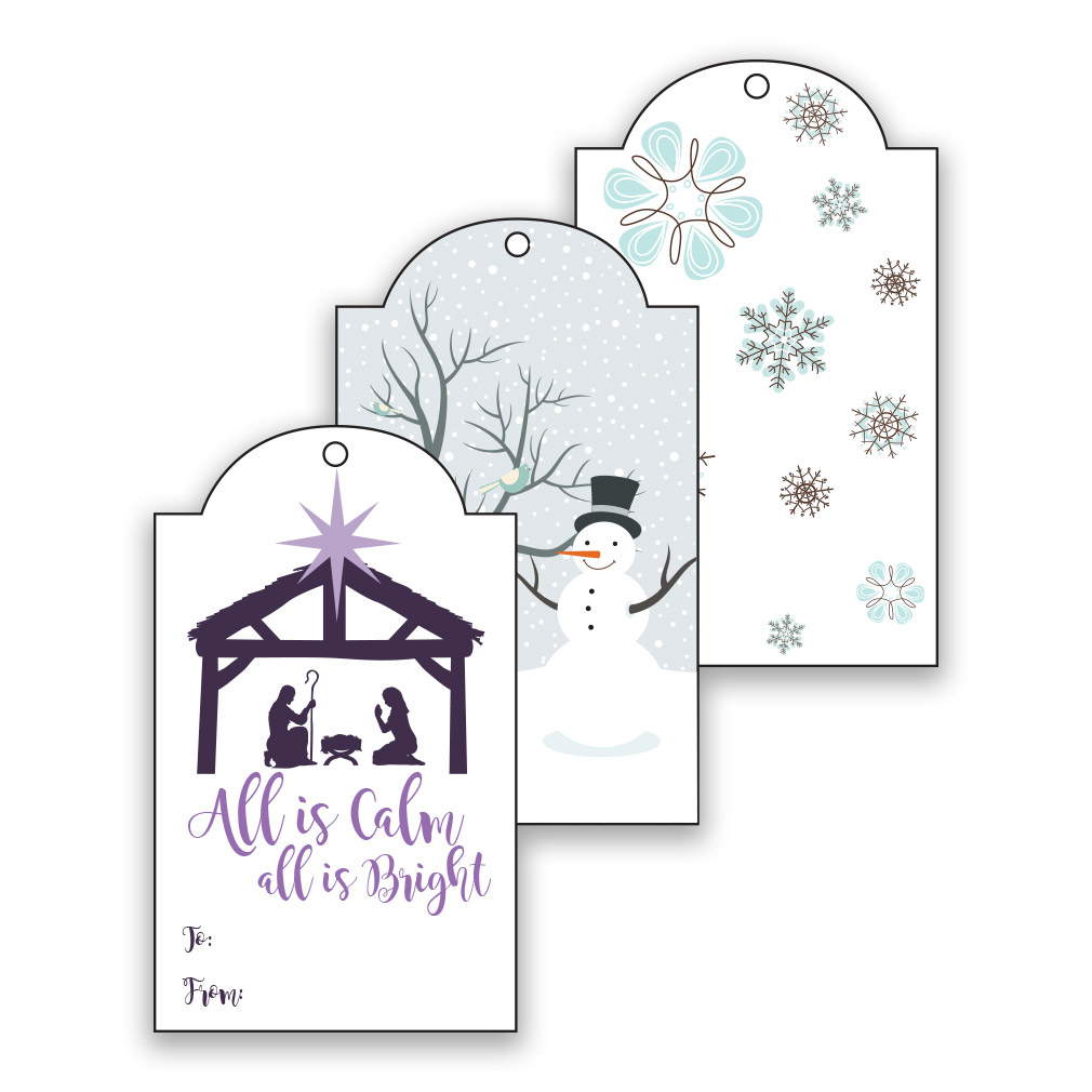 Winter Lds Christmas Gift Tags - Digital Download In Lds Holiday with regard to Christian Christmas Tags Printable